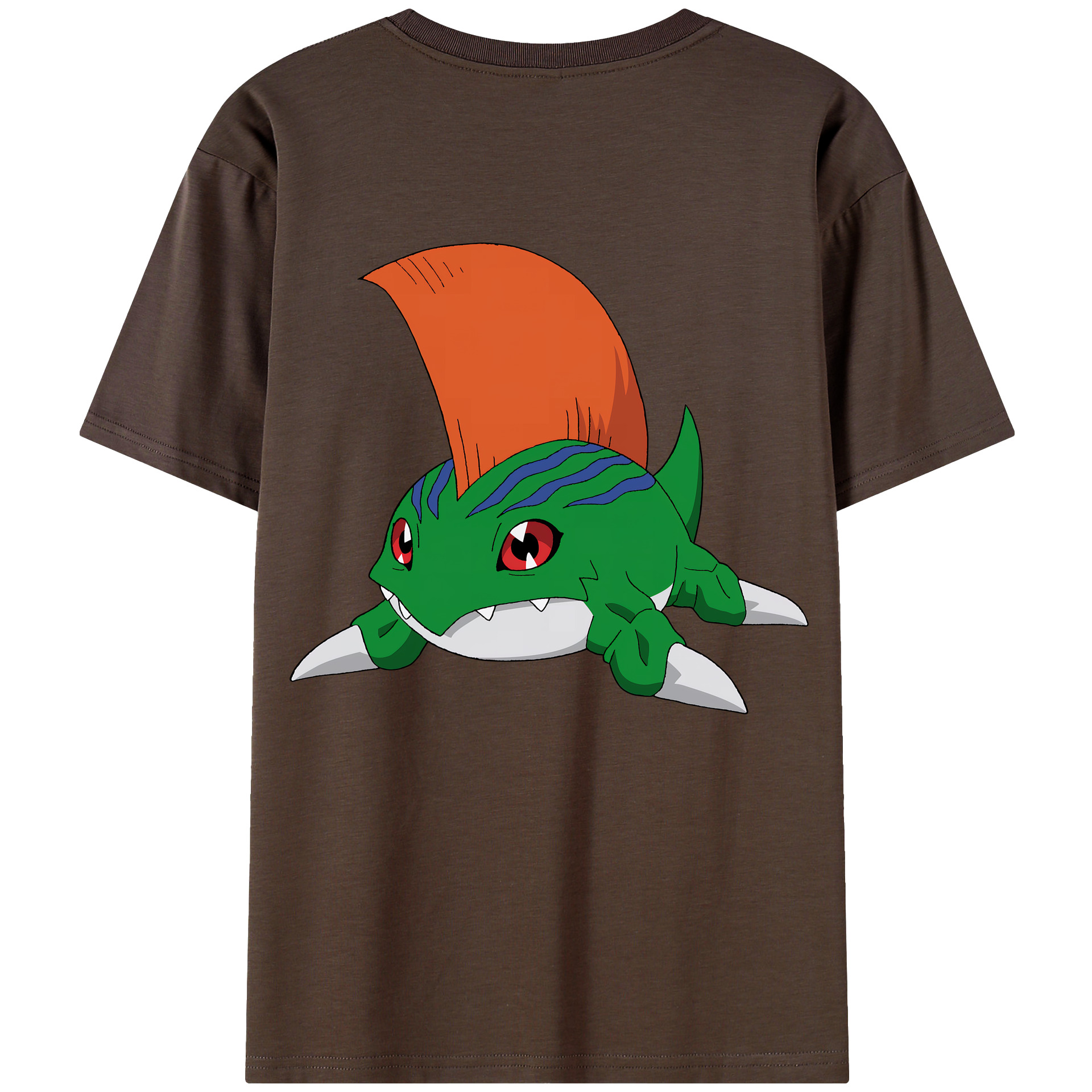 （画像用） Digimon デジタルモンスター/デジモン 綿100％半袖Tシャツ（背面プリント）
