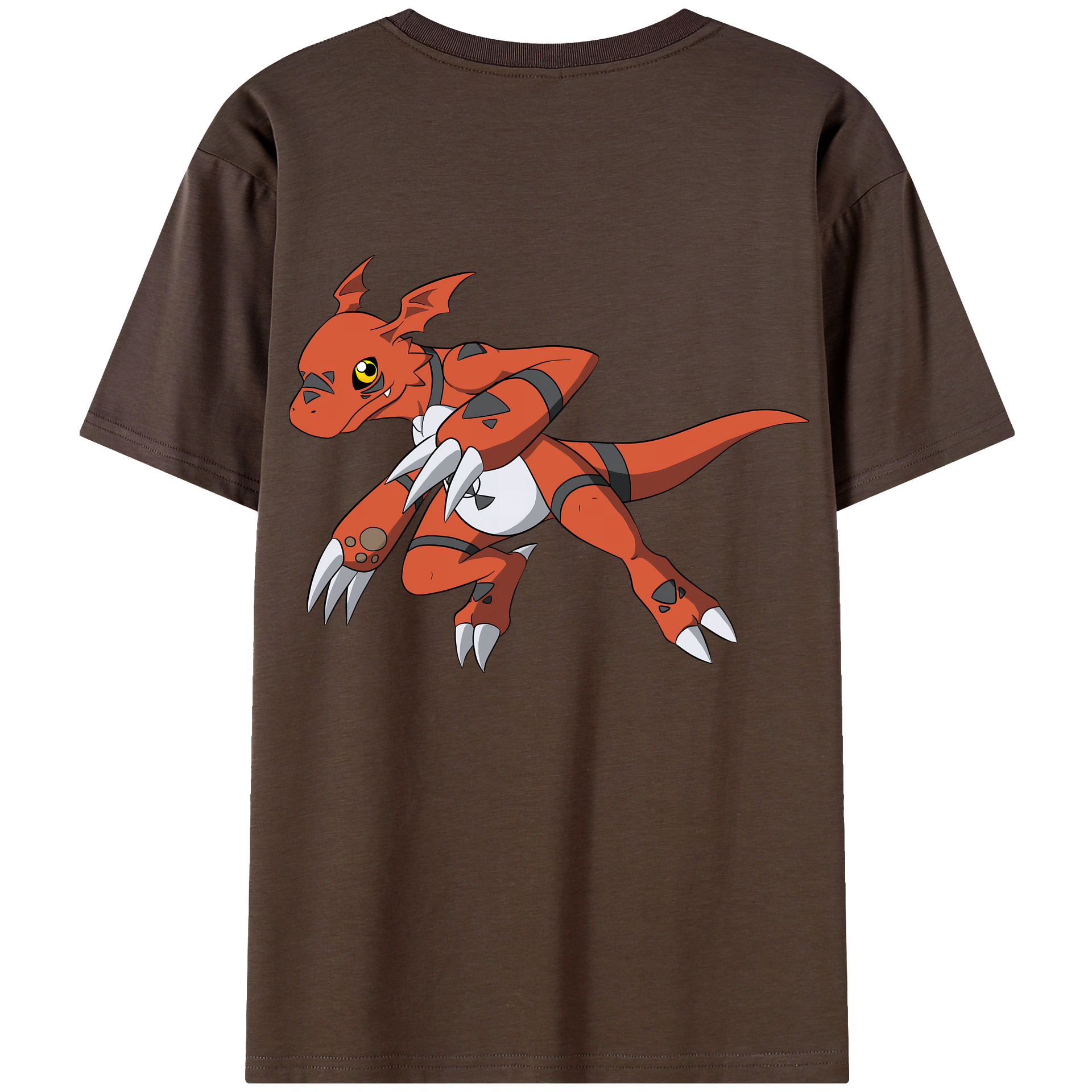 （画像用） Digimon デジタルモンスター/デジモン 綿100％半袖Tシャツ（背面プリント）