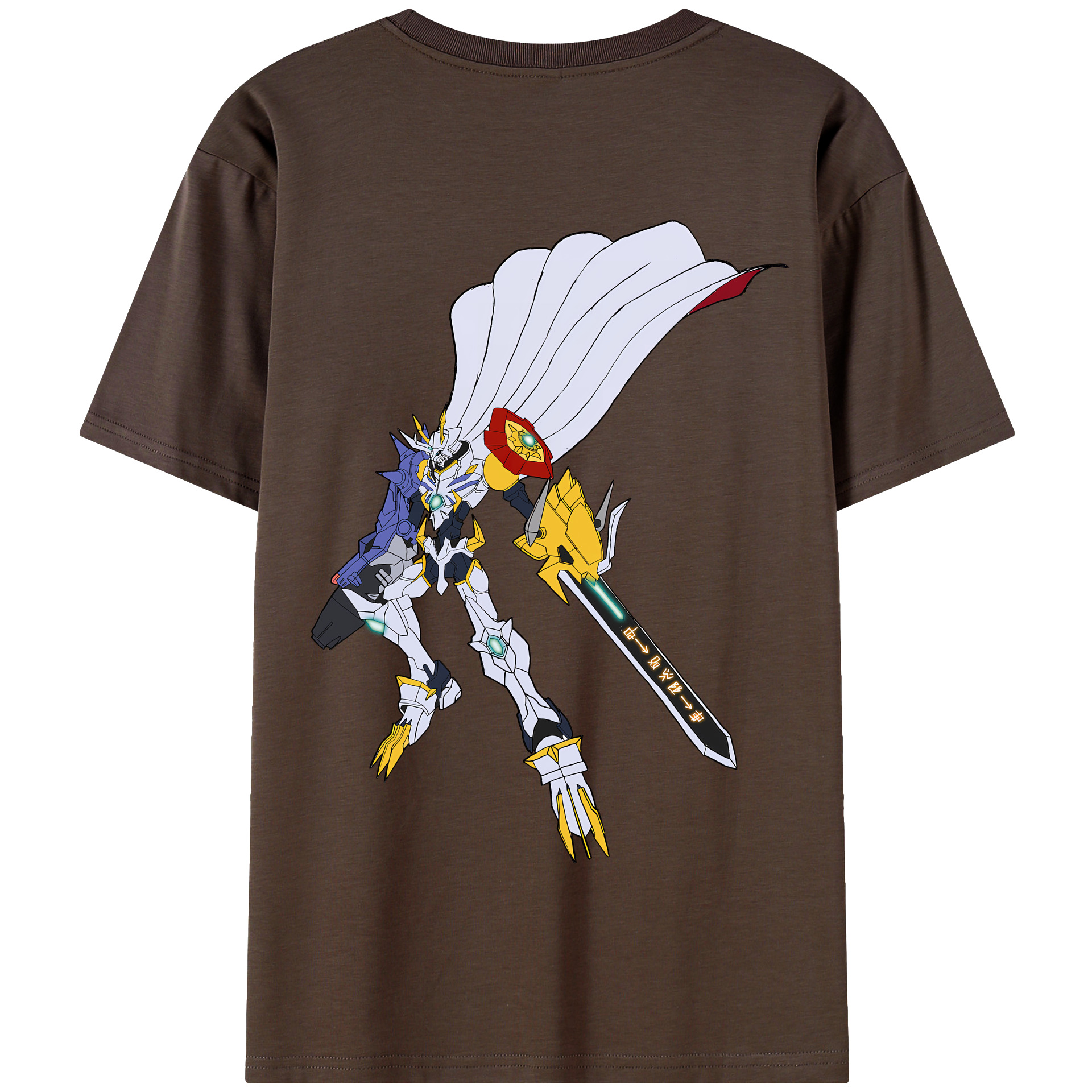 （画像用） Digimon デジタルモンスター/デジモン 綿100％半袖Tシャツ（背面プリント）