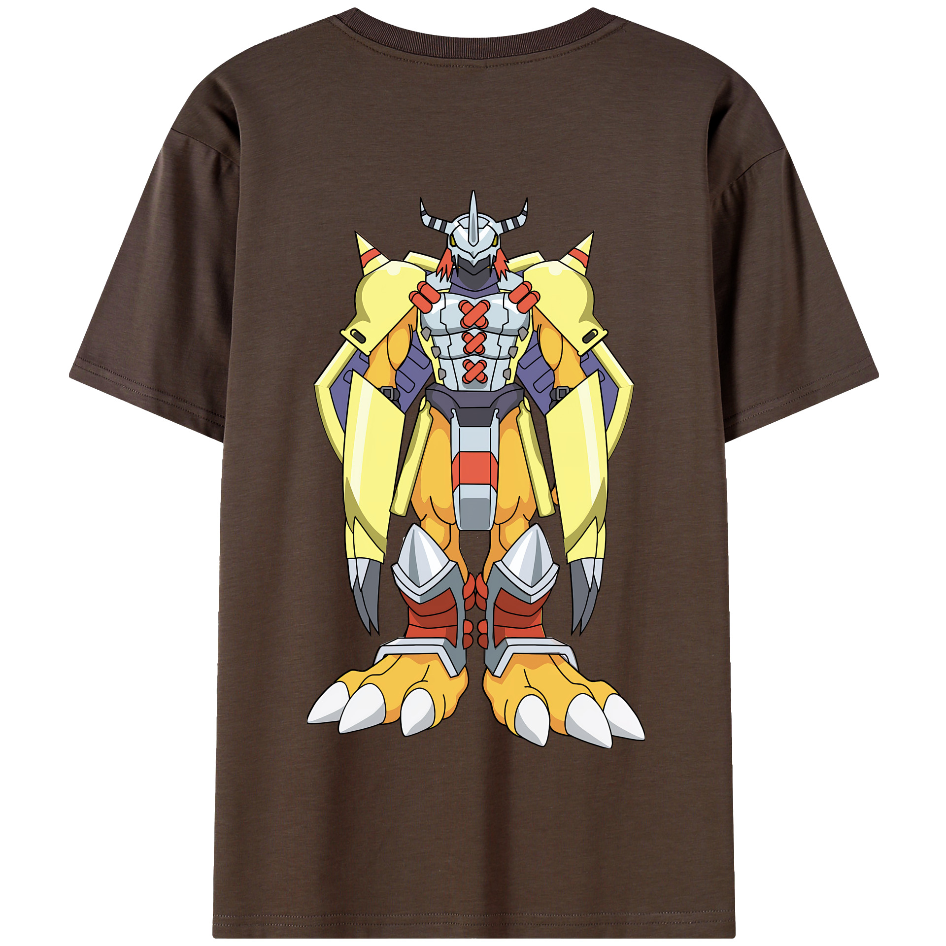 （画像用） Digimon デジタルモンスター/デジモン 綿100％半袖Tシャツ（背面プリント）