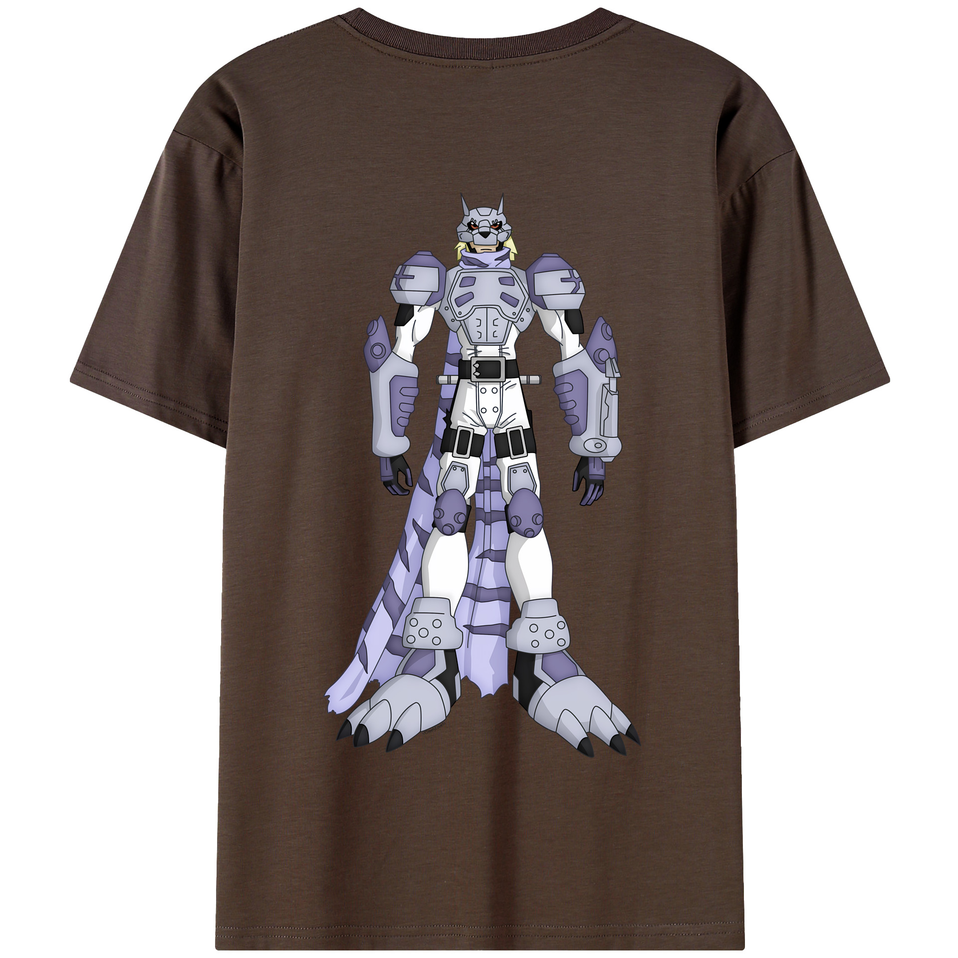 （画像用） Digimon デジタルモンスター/デジモン 綿100％半袖Tシャツ（背面プリント）