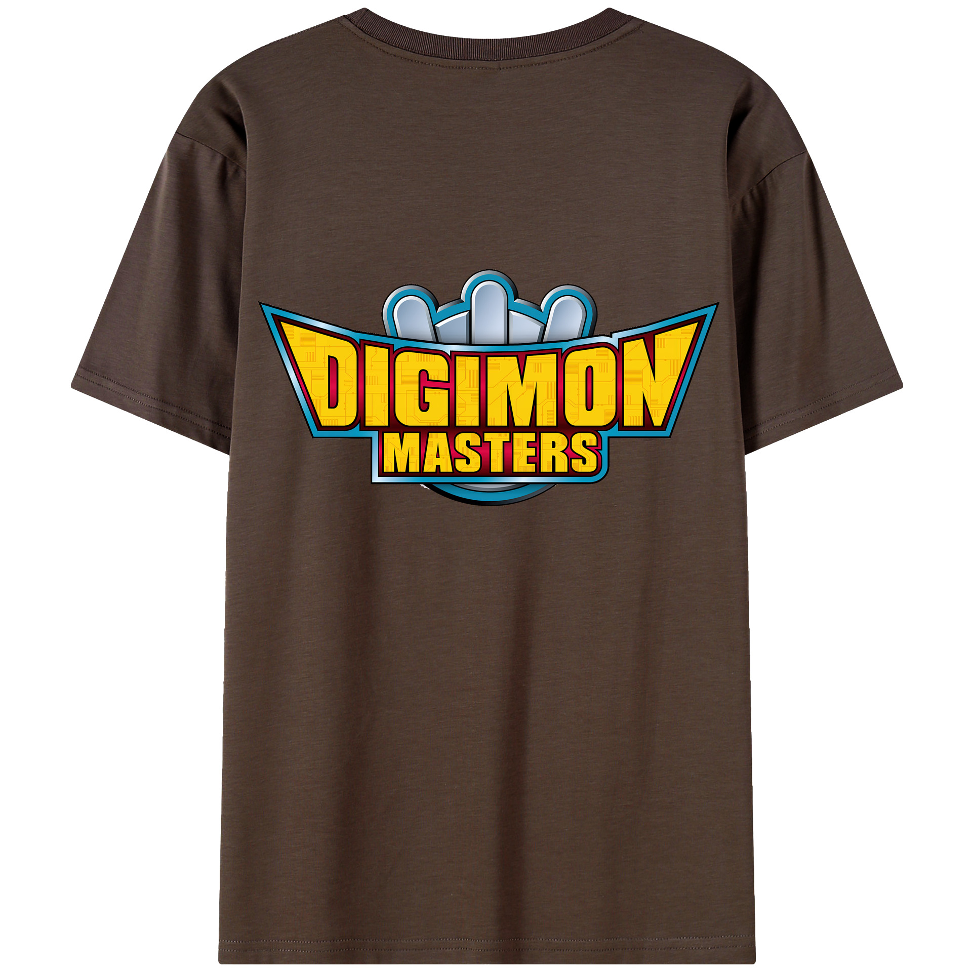 （画像用） Digimon デジタルモンスター/デジモン 綿100％半袖Tシャツ（背面プリント）