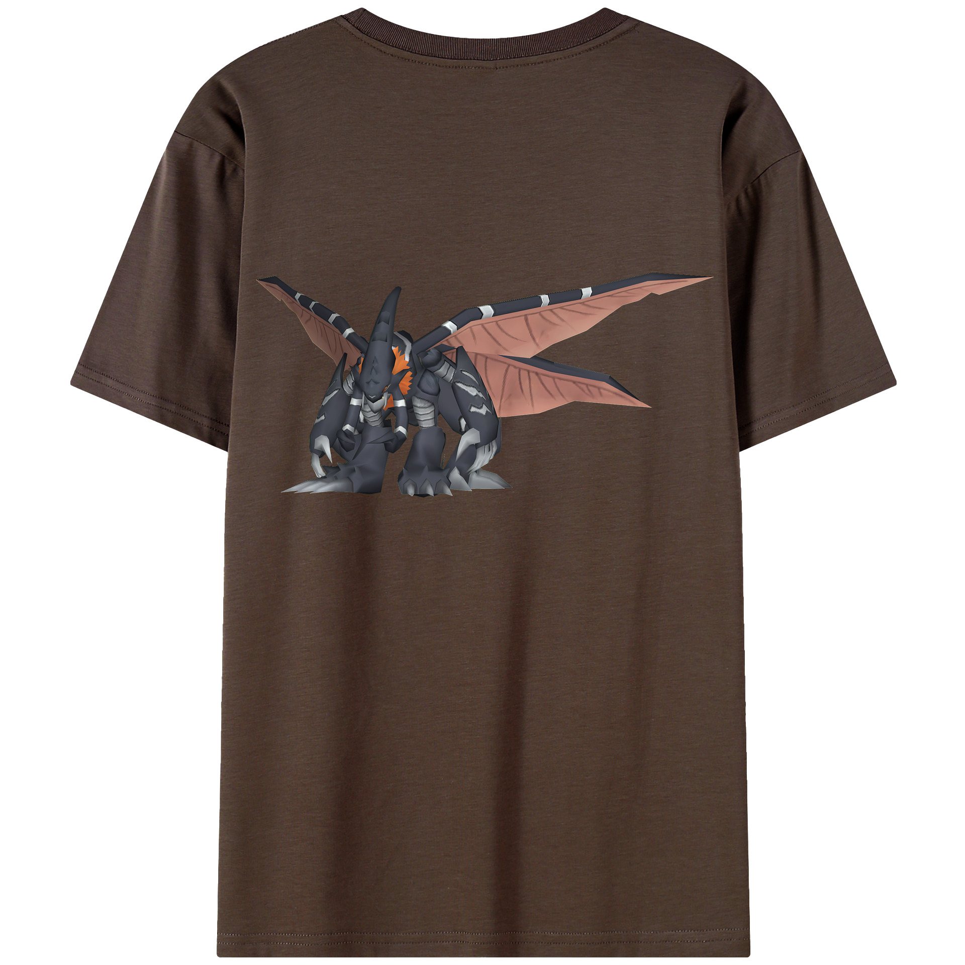 （画像用） Digimon デジタルモンスター/デジモン 綿100％半袖Tシャツ（背面プリント）