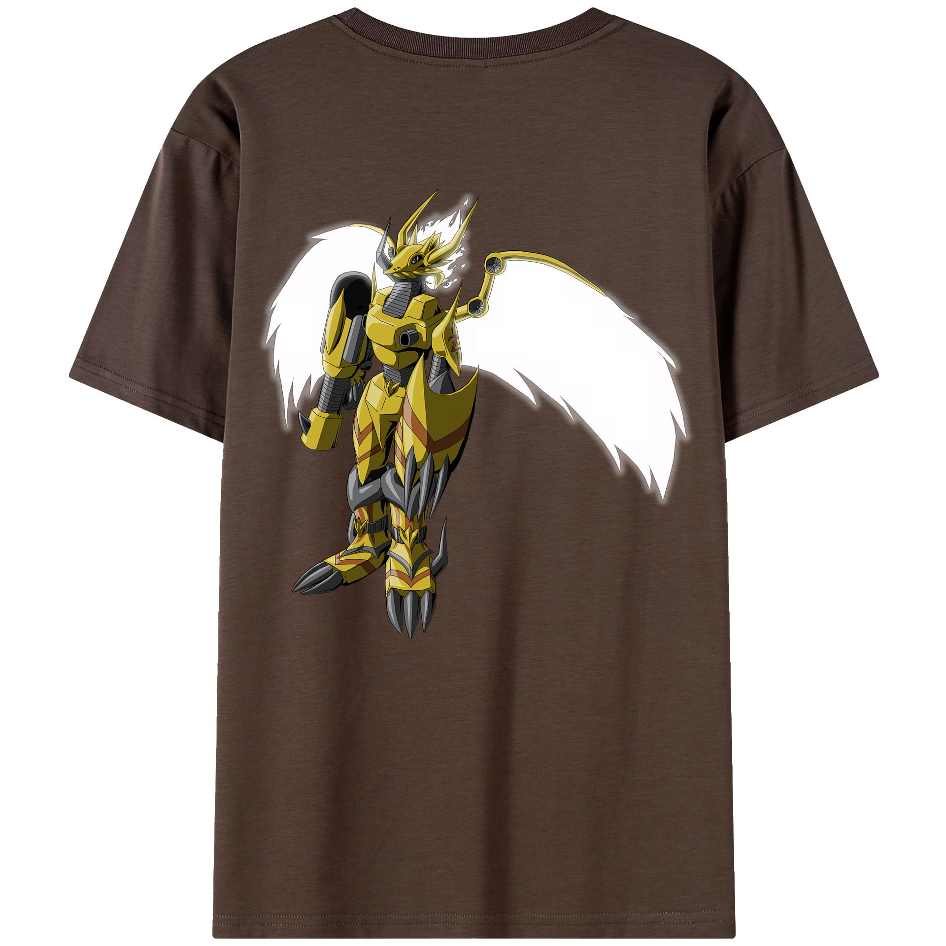 （画像用） Digimon デジタルモンスター/デジモン 綿100％半袖Tシャツ（背面プリント）