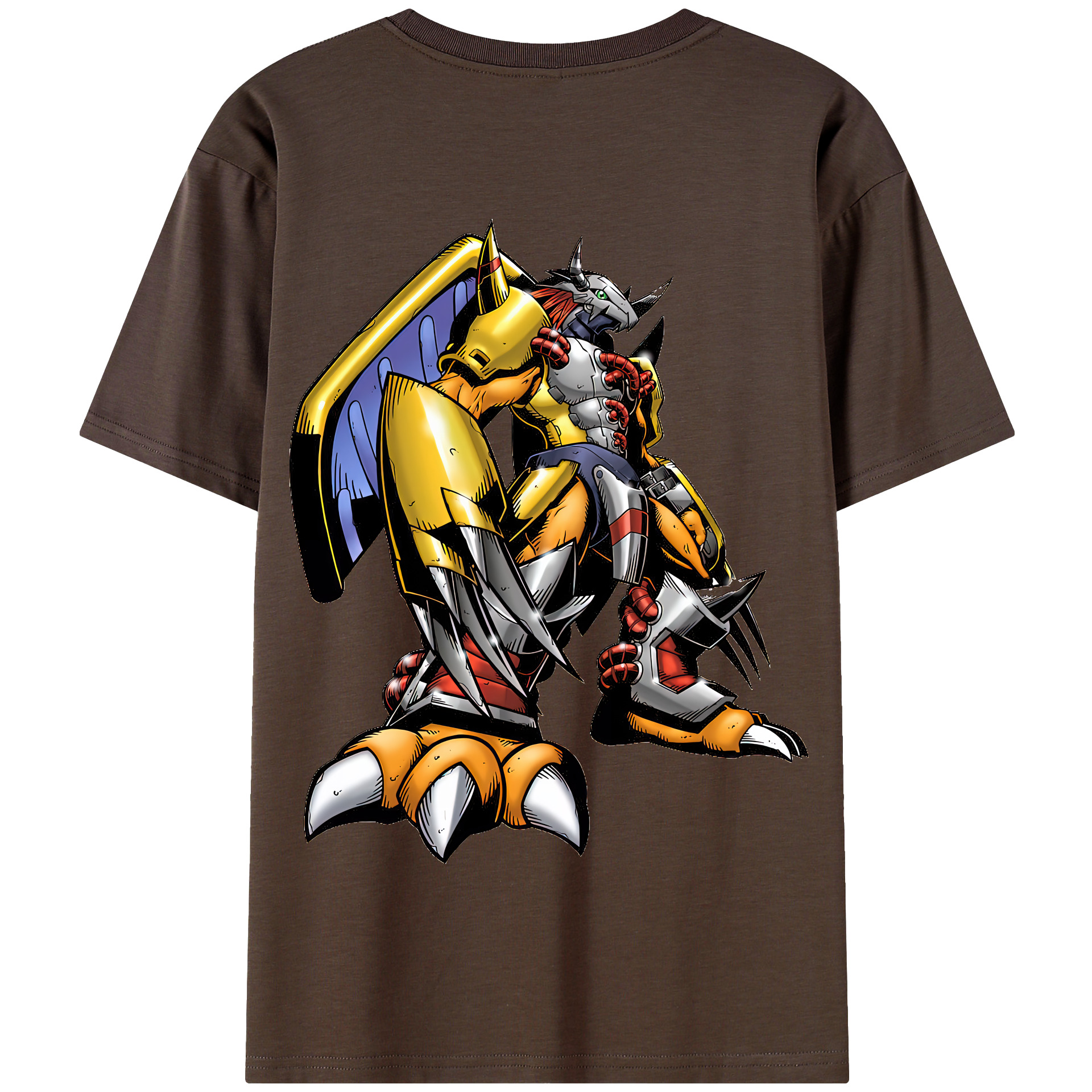 （画像用） Digimon デジタルモンスター/デジモン 綿100％半袖Tシャツ（背面プリント）