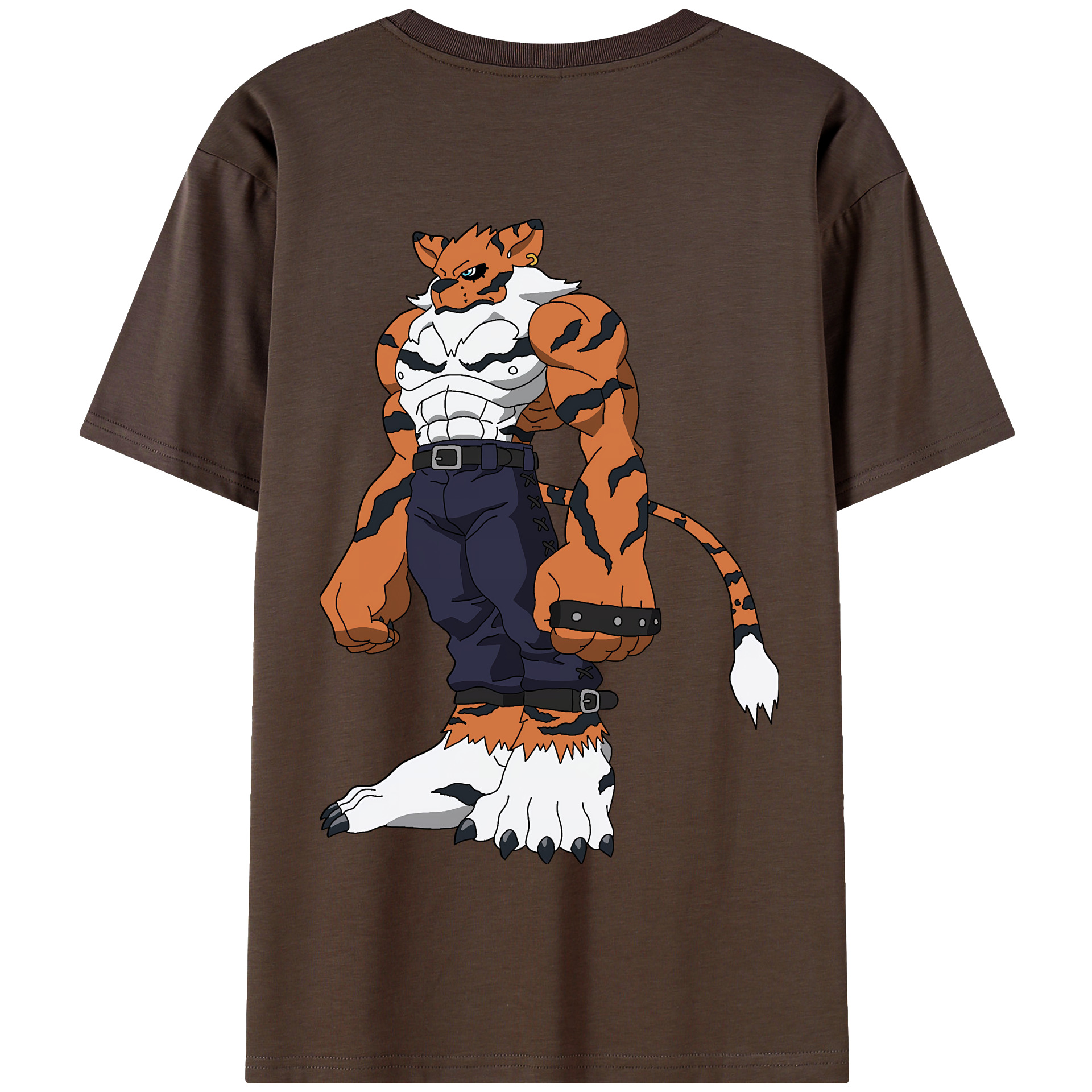 （画像用） Digimon デジタルモンスター/デジモン 綿100％半袖Tシャツ（背面プリント）