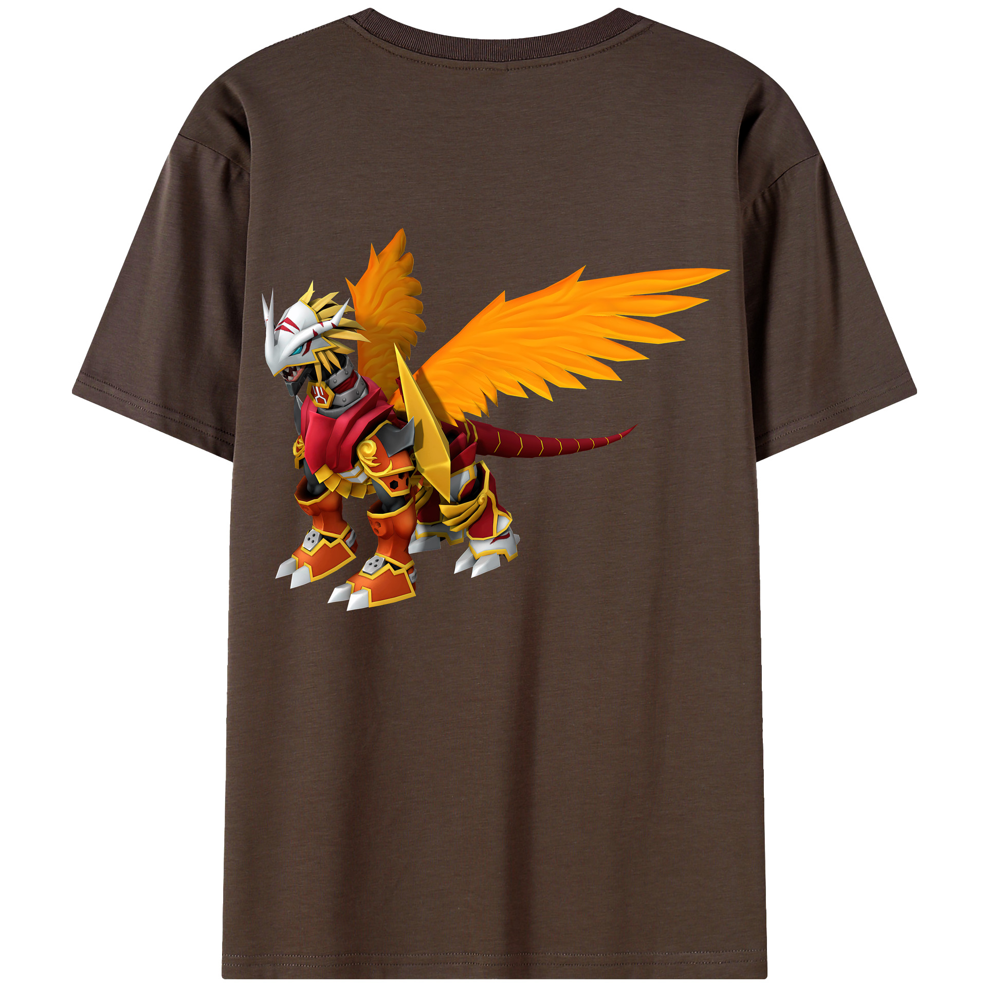 （画像用） Digimon デジタルモンスター/デジモン 綿100％半袖Tシャツ（背面プリント）