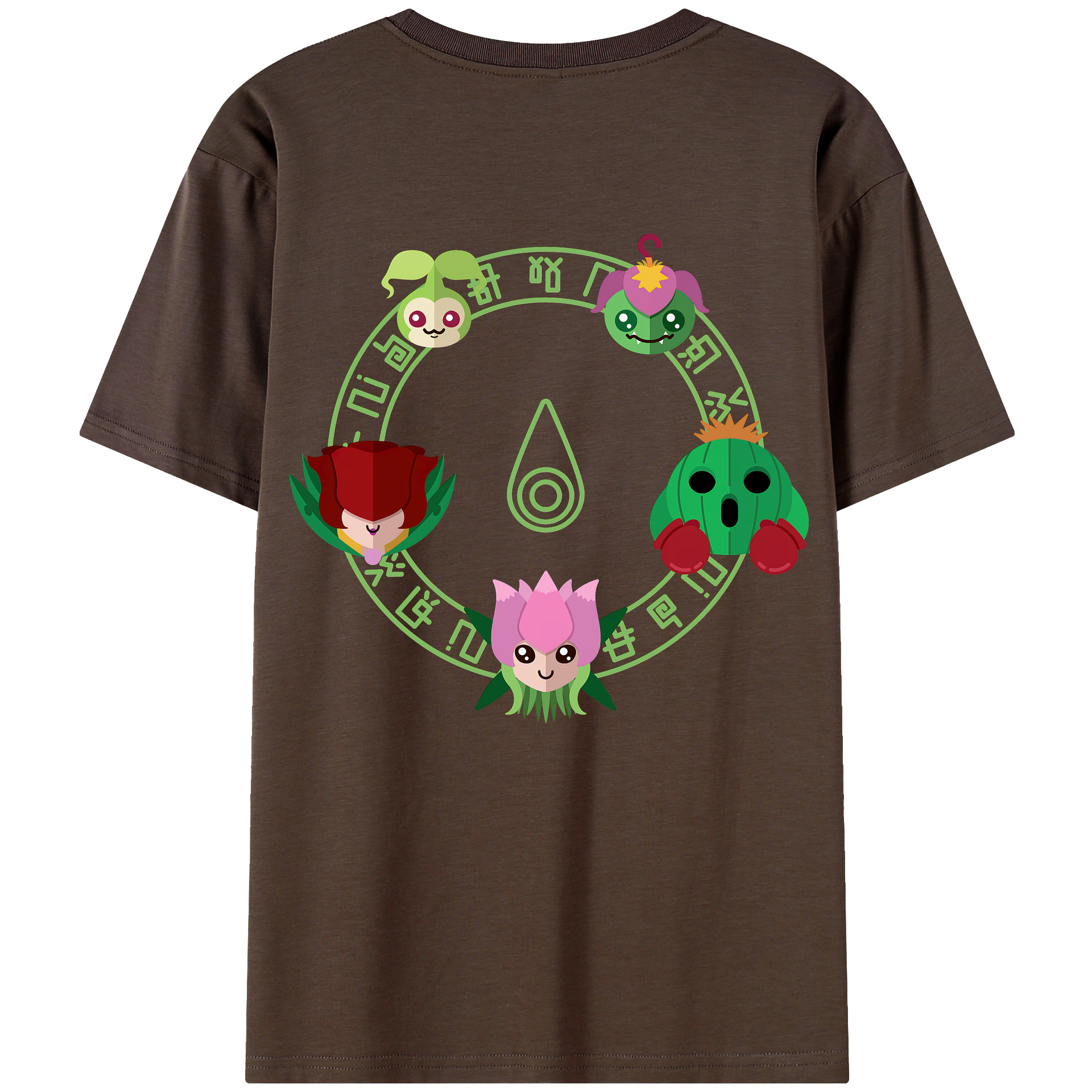 （画像用） Digimon デジタルモンスター/デジモン 綿100％半袖Tシャツ（背面プリント）