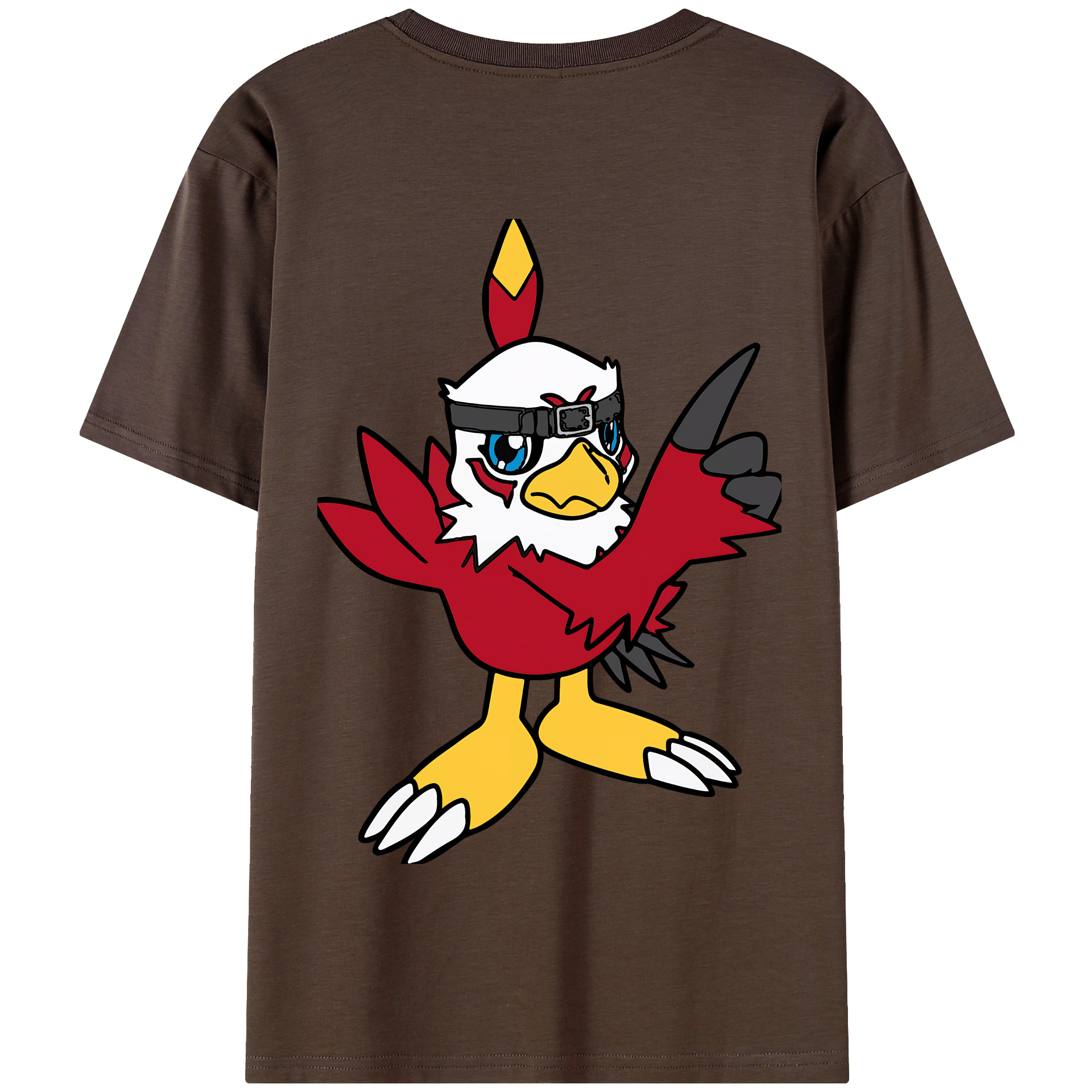 （画像用） Digimon デジタルモンスター/デジモン 綿100％半袖Tシャツ（背面プリント）