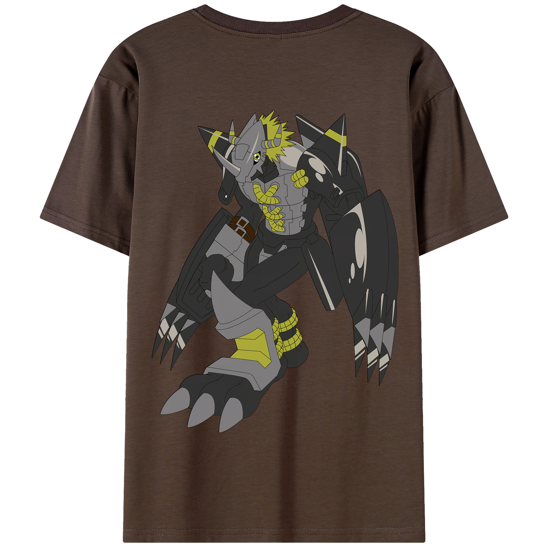 （画像用） Digimon デジタルモンスター/デジモン 綿100％半袖Tシャツ（背面プリント）
