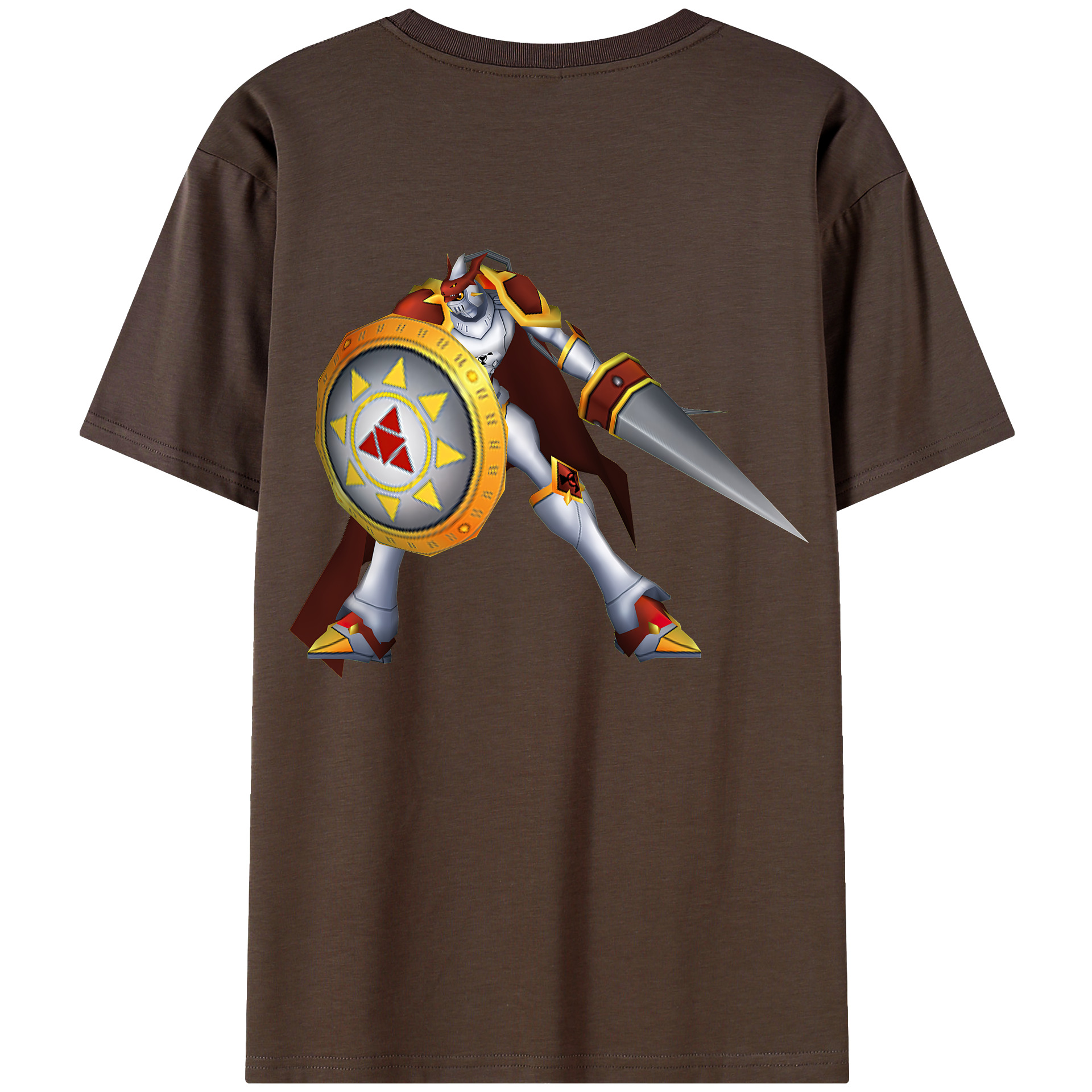 （画像用） Digimon デジタルモンスター/デジモン 綿100％半袖Tシャツ（背面プリント）