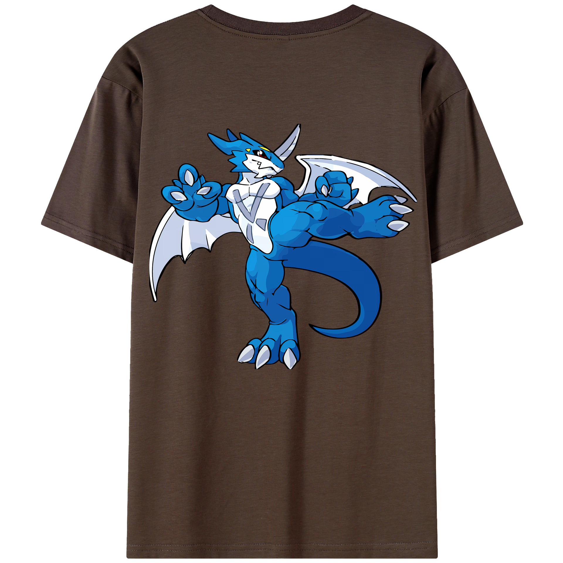 （画像用） Digimon デジタルモンスター/デジモン 綿100％半袖Tシャツ（背面プリント）