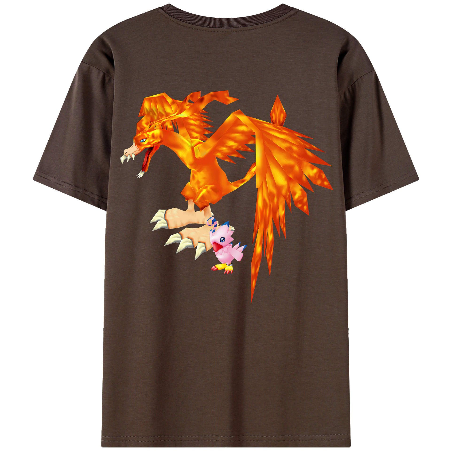 （画像用） Digimon デジタルモンスター/デジモン 綿100％半袖Tシャツ（背面プリント）