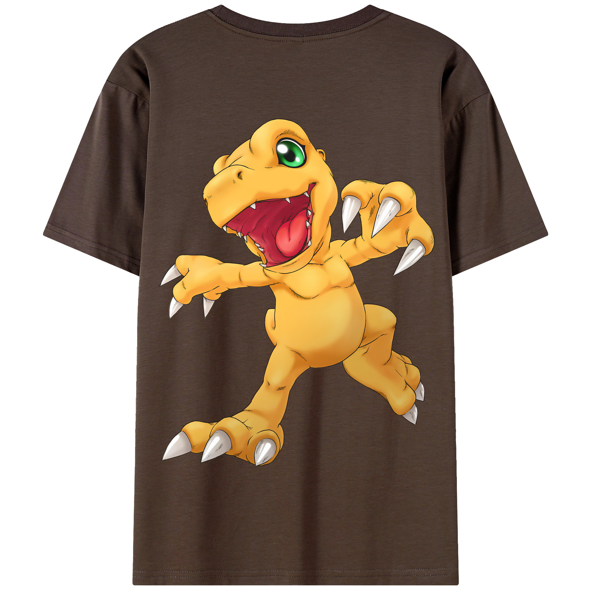 （画像用） Digimon デジタルモンスター/デジモン 綿100％半袖Tシャツ（背面プリント）