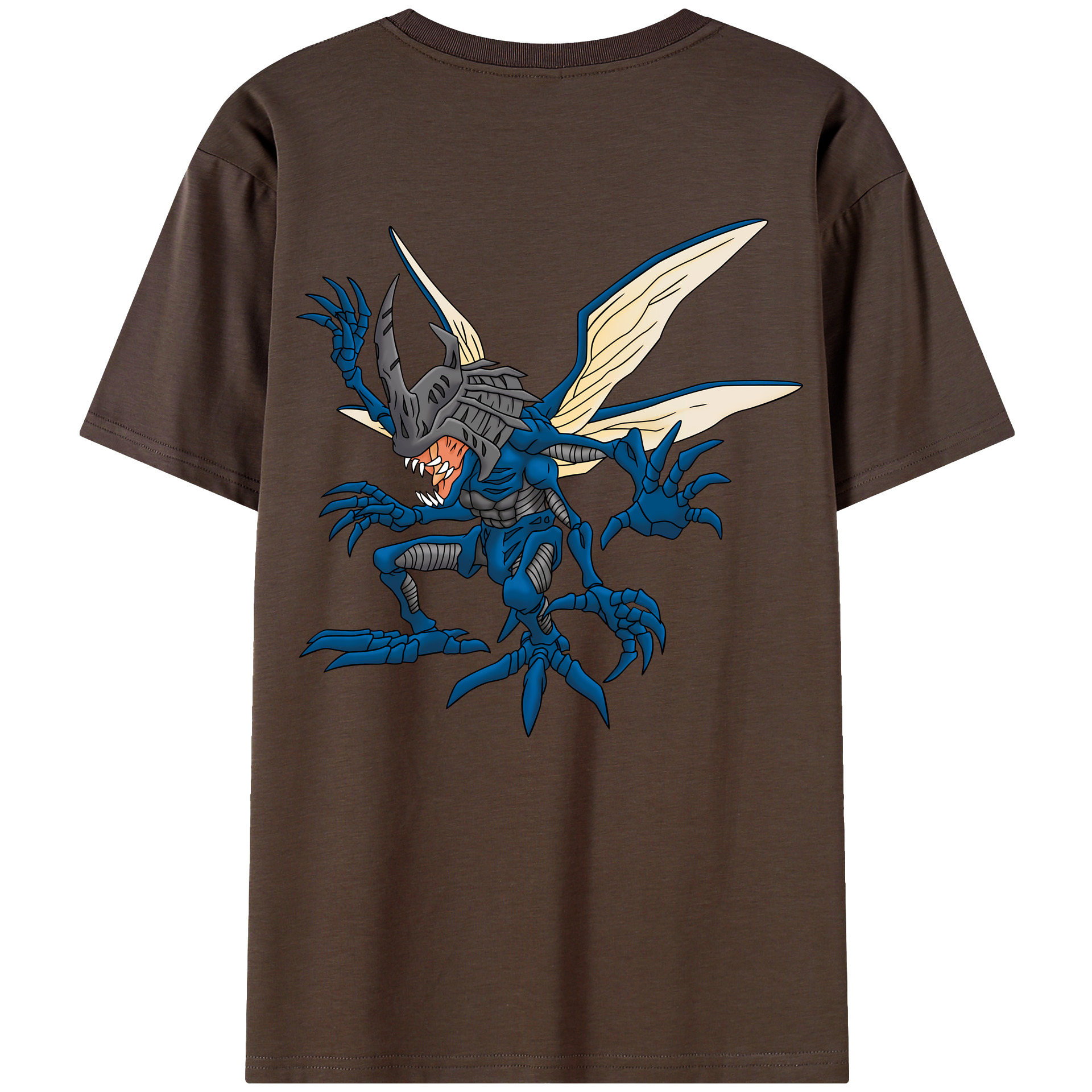 （画像用） Digimon デジタルモンスター/デジモン 綿100％半袖Tシャツ（背面プリント）