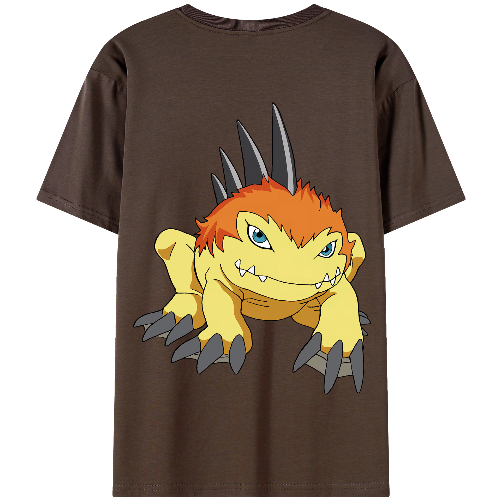 （画像用） Digimon デジタルモンスター/デジモン 綿100％半袖Tシャツ（背面プリント）