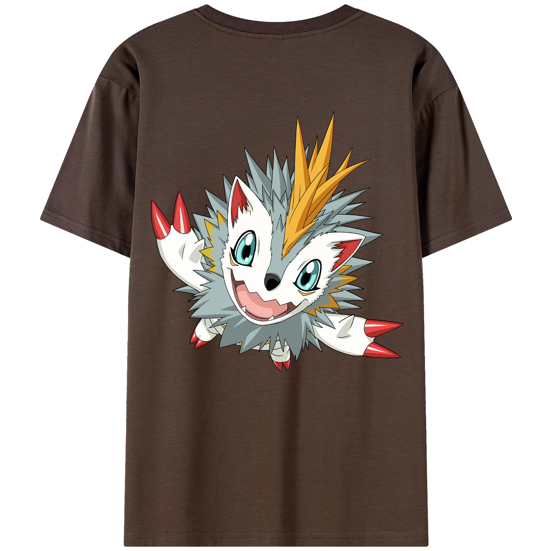 （画像用） Digimon デジタルモンスター/デジモン 綿100％半袖Tシャツ（背面プリント）
