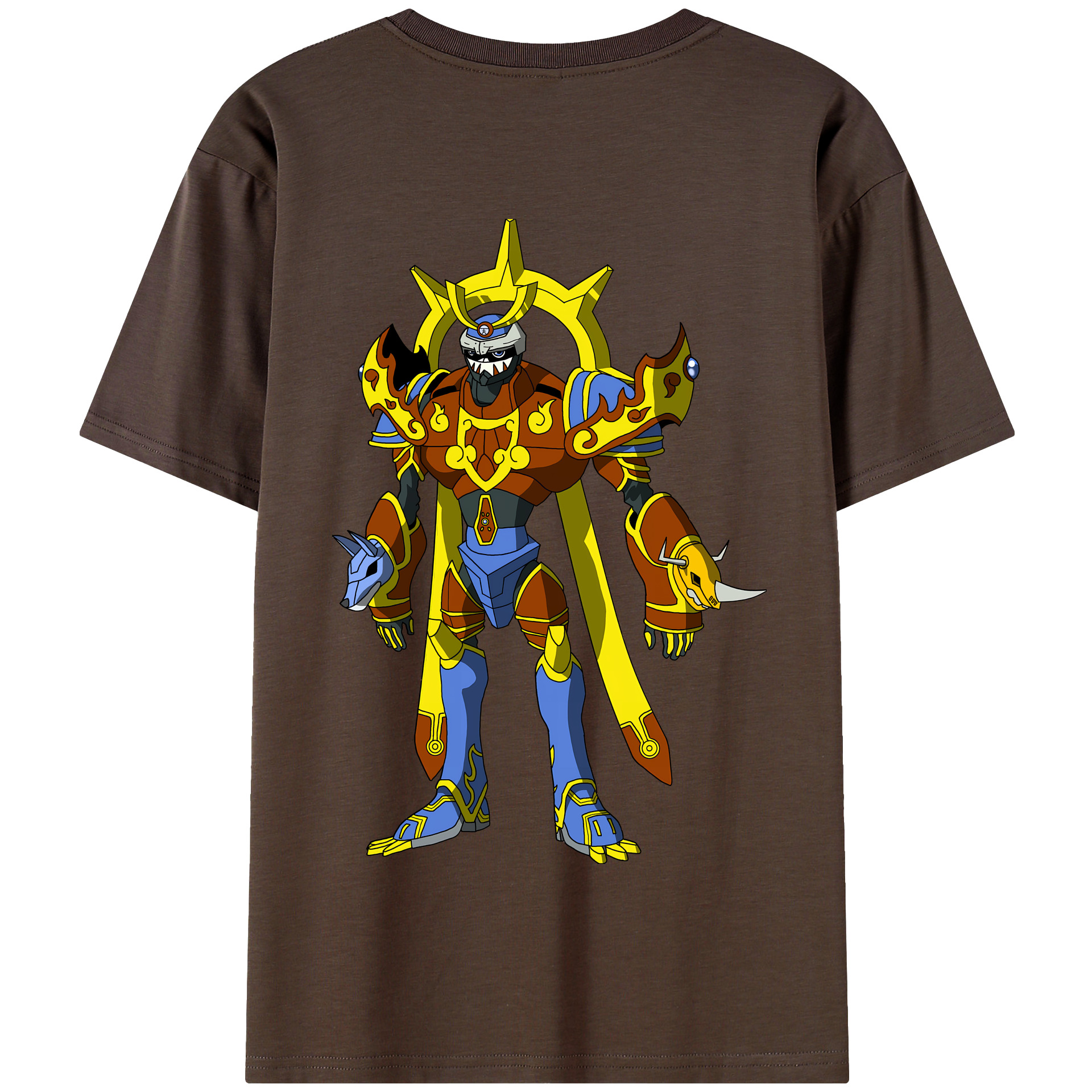 （画像用） Digimon デジタルモンスター/デジモン 綿100％半袖Tシャツ（背面プリント）