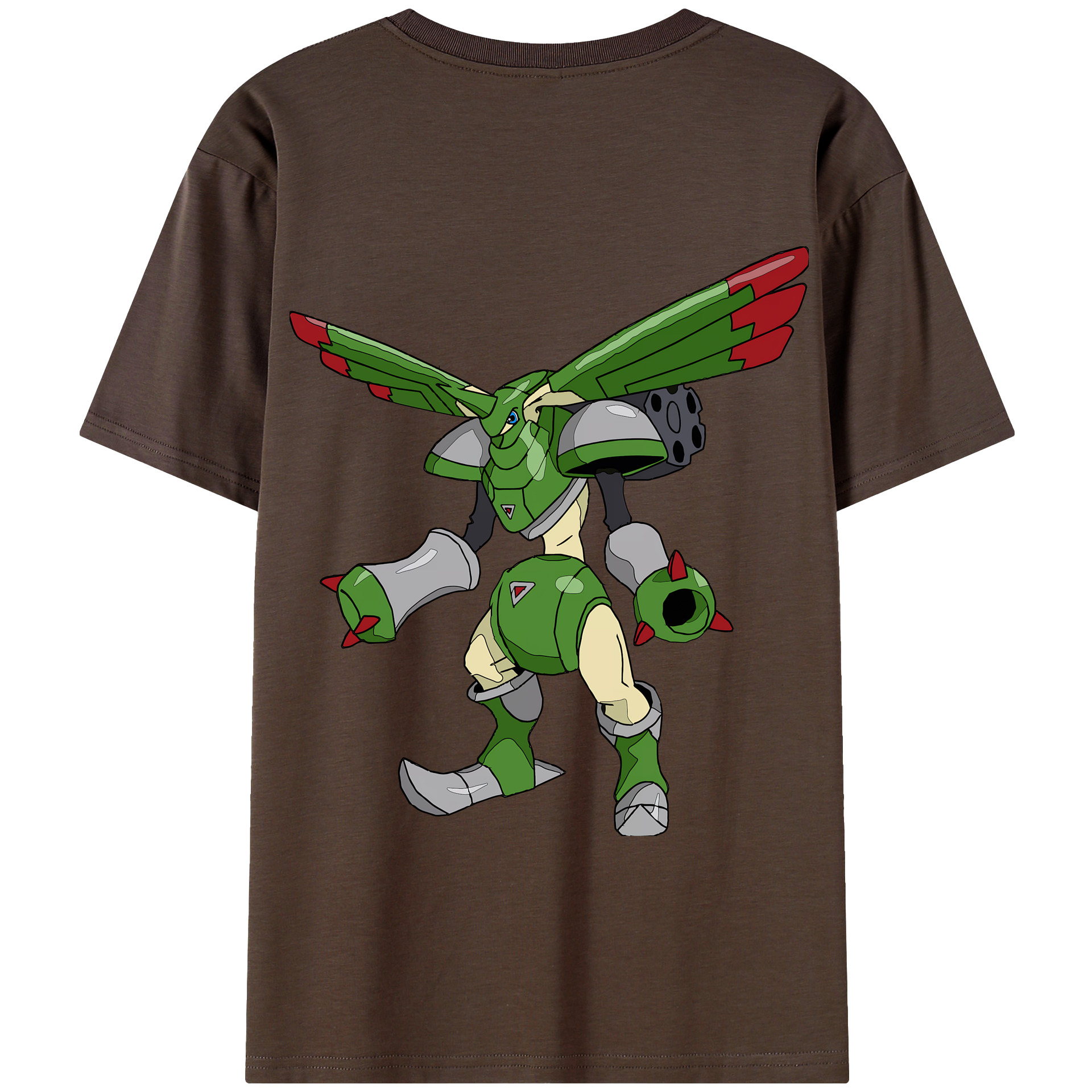 （画像用） Digimon デジタルモンスター/デジモン 綿100％半袖Tシャツ（背面プリント）