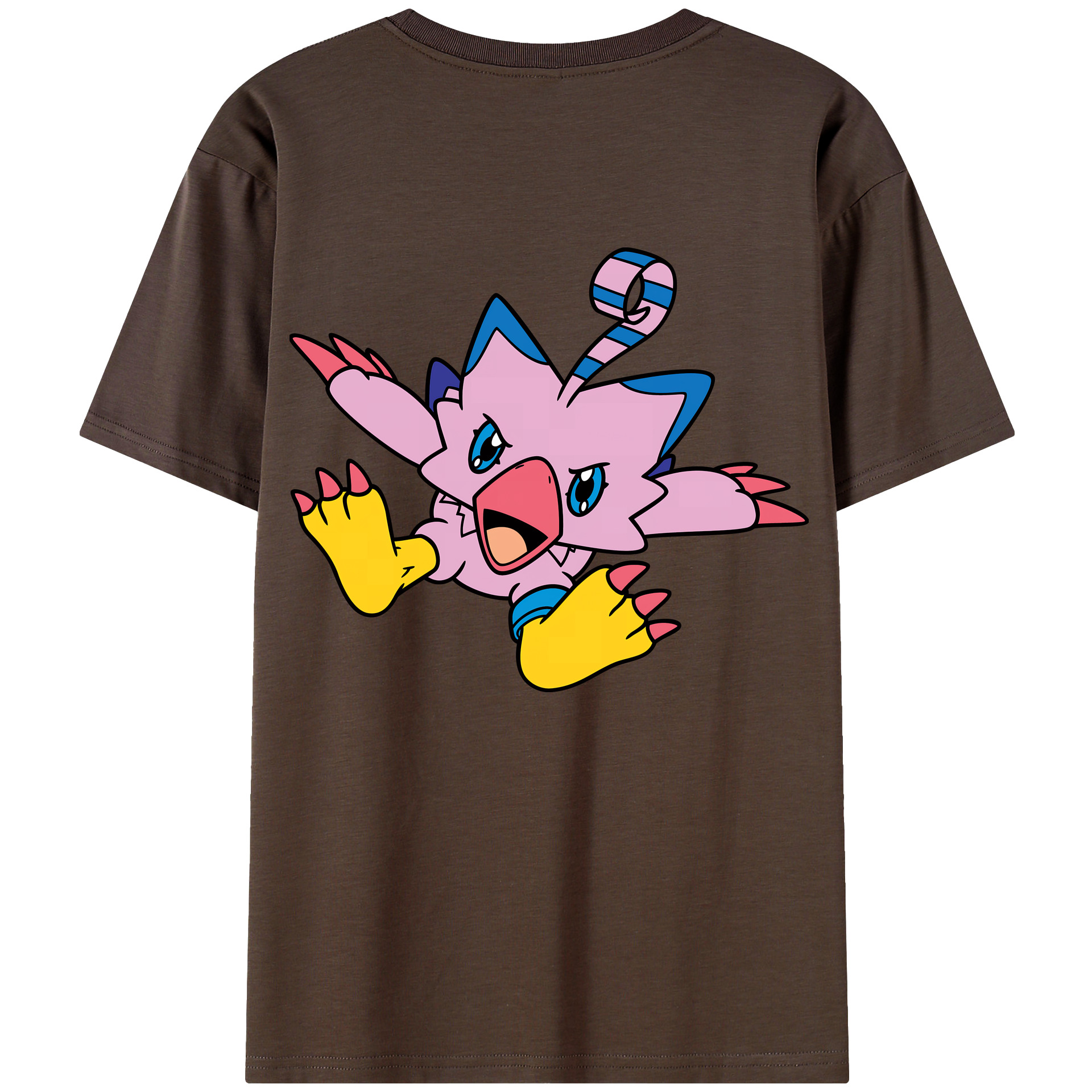 （画像用） Digimon デジタルモンスター/デジモン 綿100％半袖Tシャツ（背面プリント）