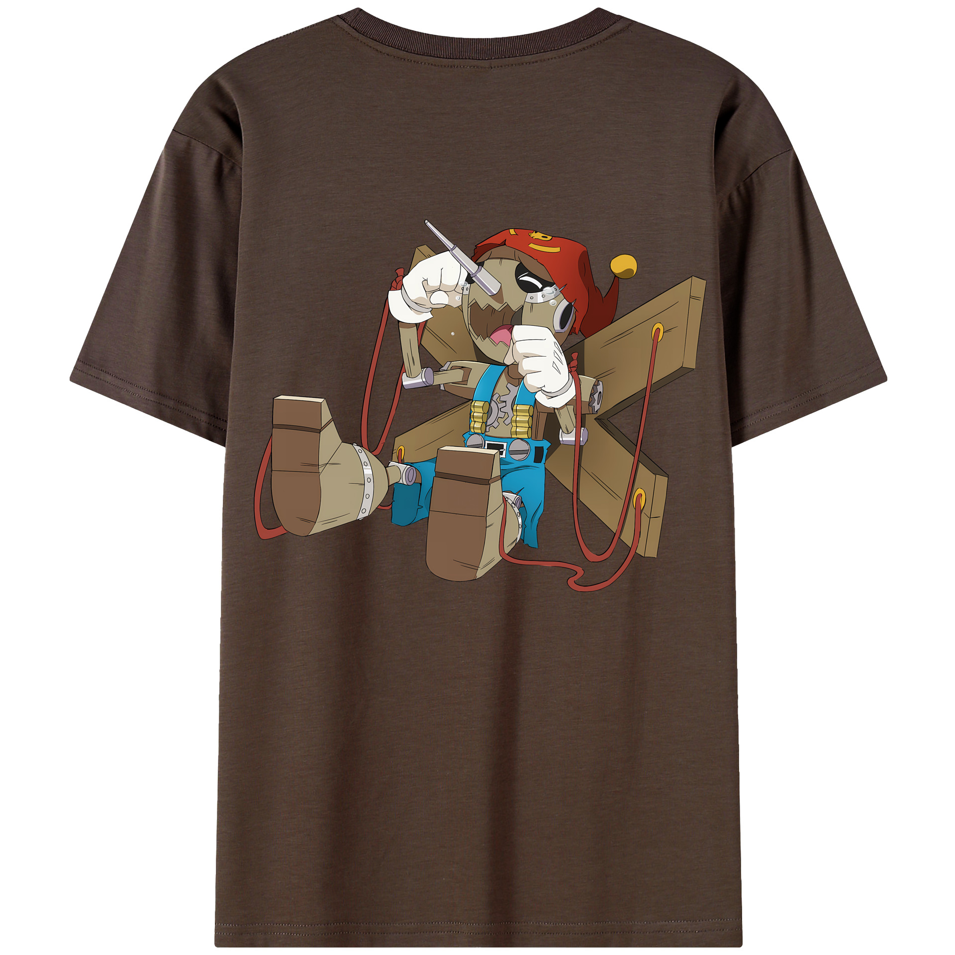 （画像用） Digimon デジタルモンスター/デジモン 綿100％半袖Tシャツ（背面プリント）