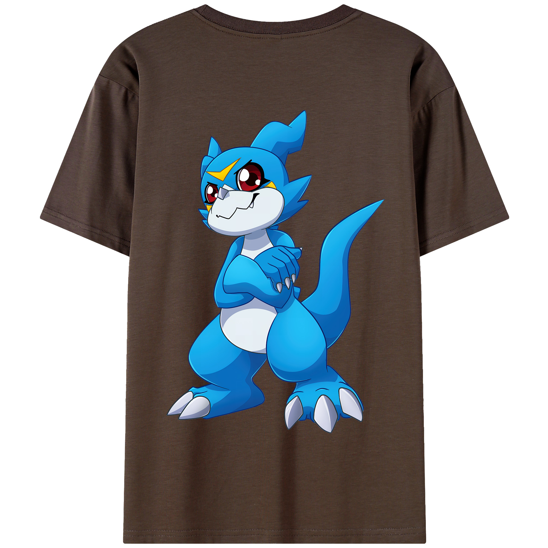 （画像用） Digimon デジタルモンスター/デジモン 綿100％半袖Tシャツ（背面プリント）