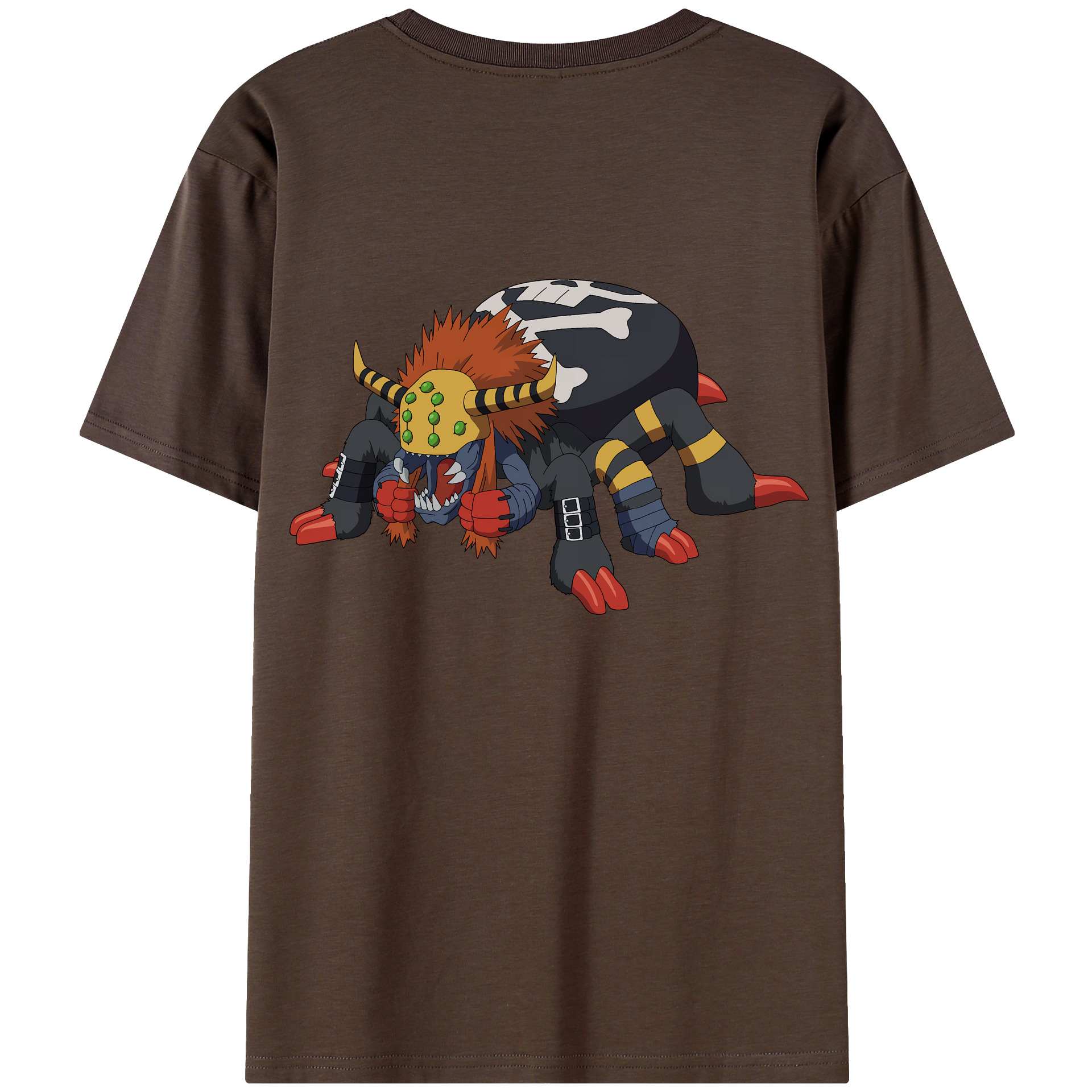 （画像用） Digimon デジタルモンスター/デジモン 綿100％半袖Tシャツ（背面プリント）