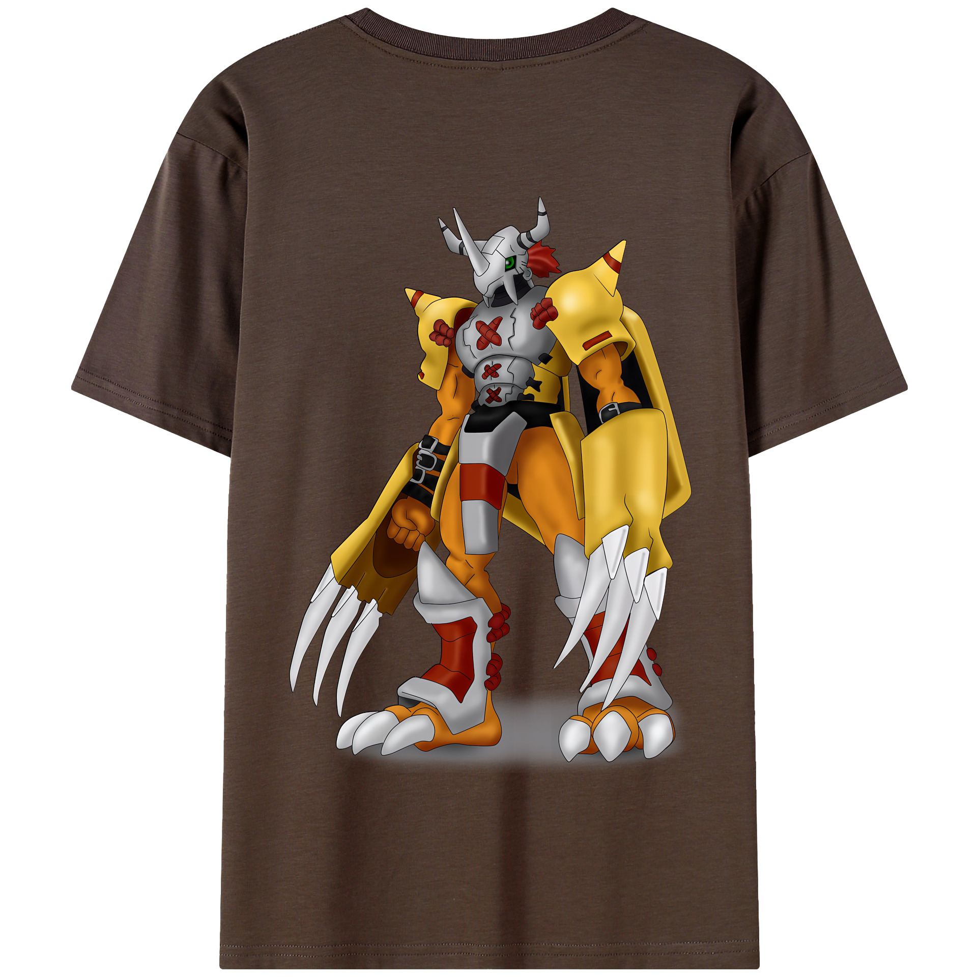 （画像用） Digimon デジタルモンスター/デジモン 綿100％半袖Tシャツ（背面プリント）