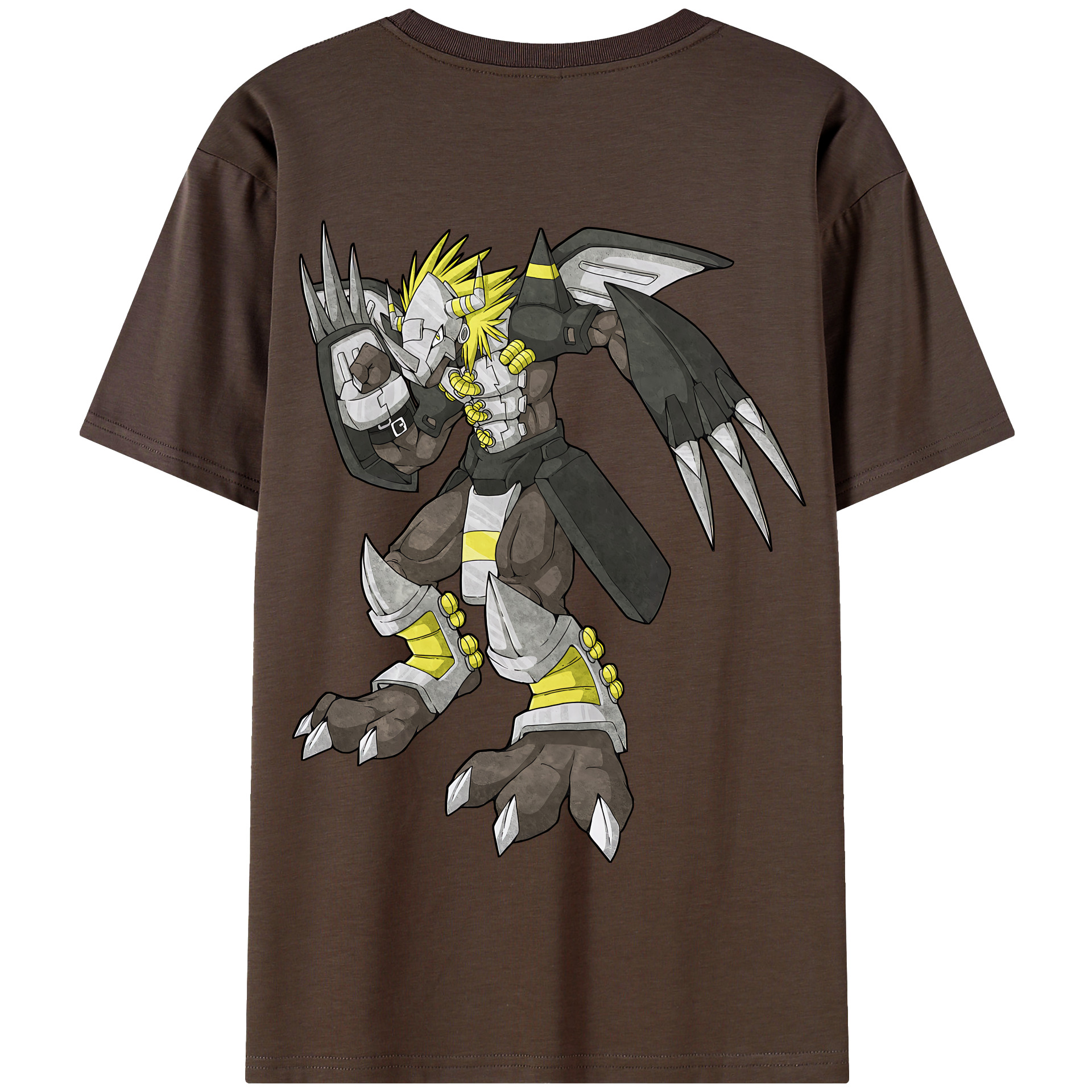 （画像用） Digimon デジタルモンスター/デジモン 綿100％半袖Tシャツ（背面プリント）