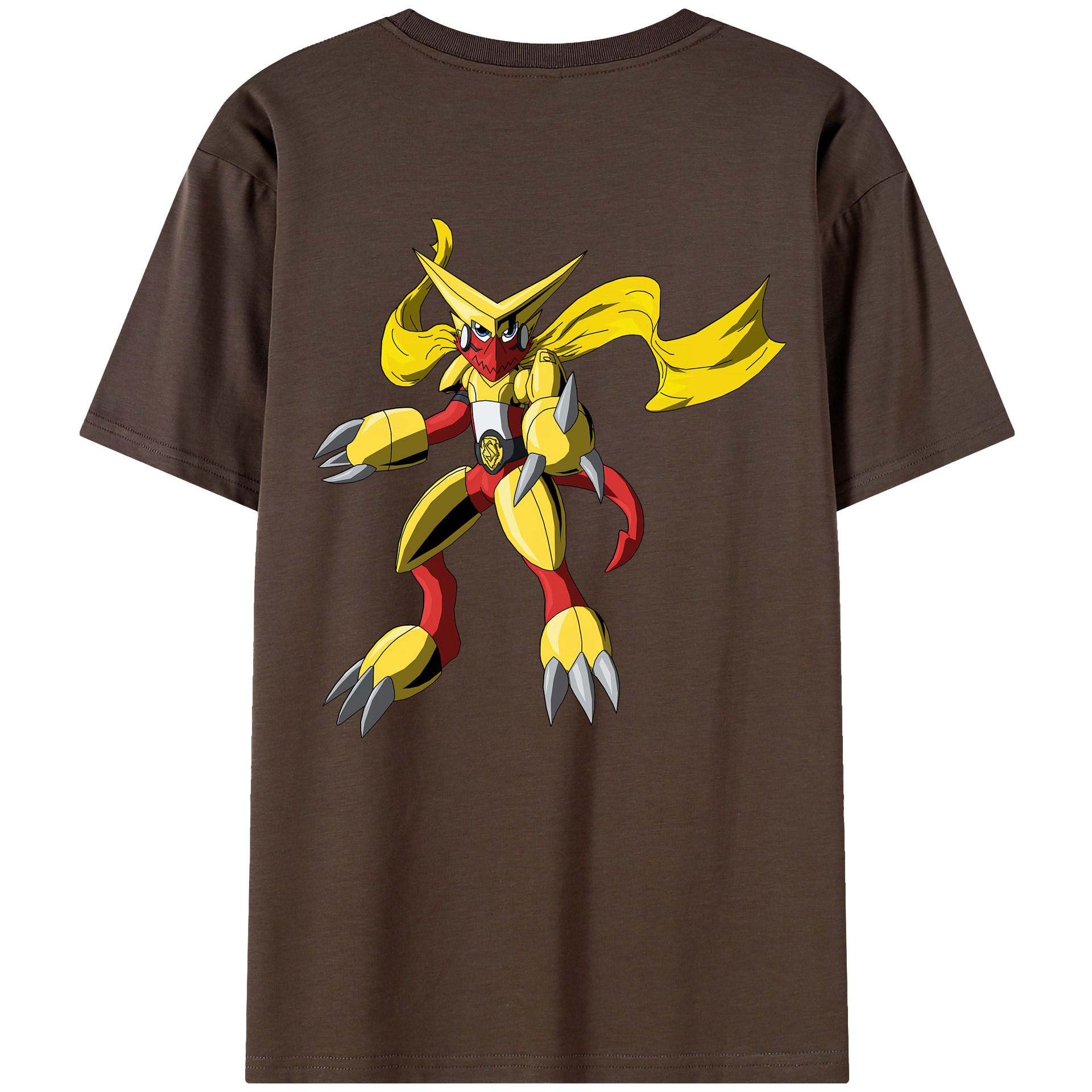 （画像用） Digimon デジタルモンスター/デジモン 綿100％半袖Tシャツ（背面プリント）
