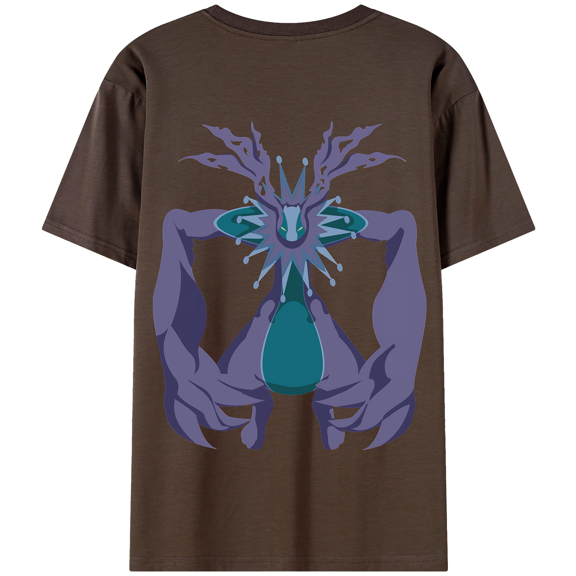 （画像用） Digimon デジタルモンスター/デジモン 綿100％半袖Tシャツ（背面プリント）