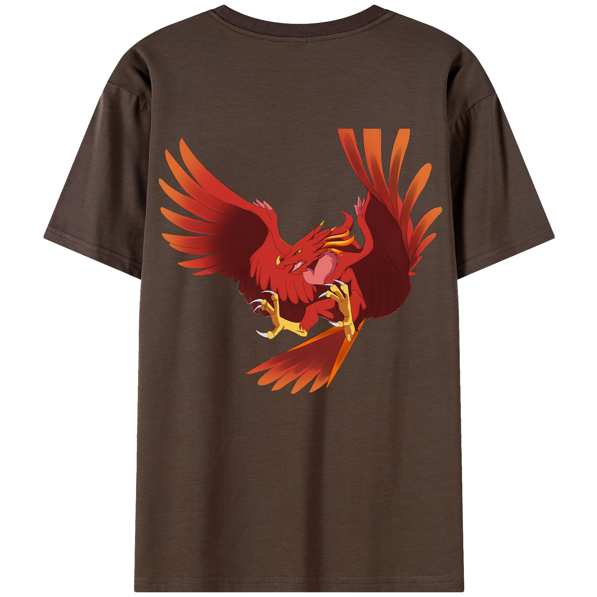 （画像用） Digimon デジタルモンスター/デジモン 綿100％半袖Tシャツ（背面プリント）