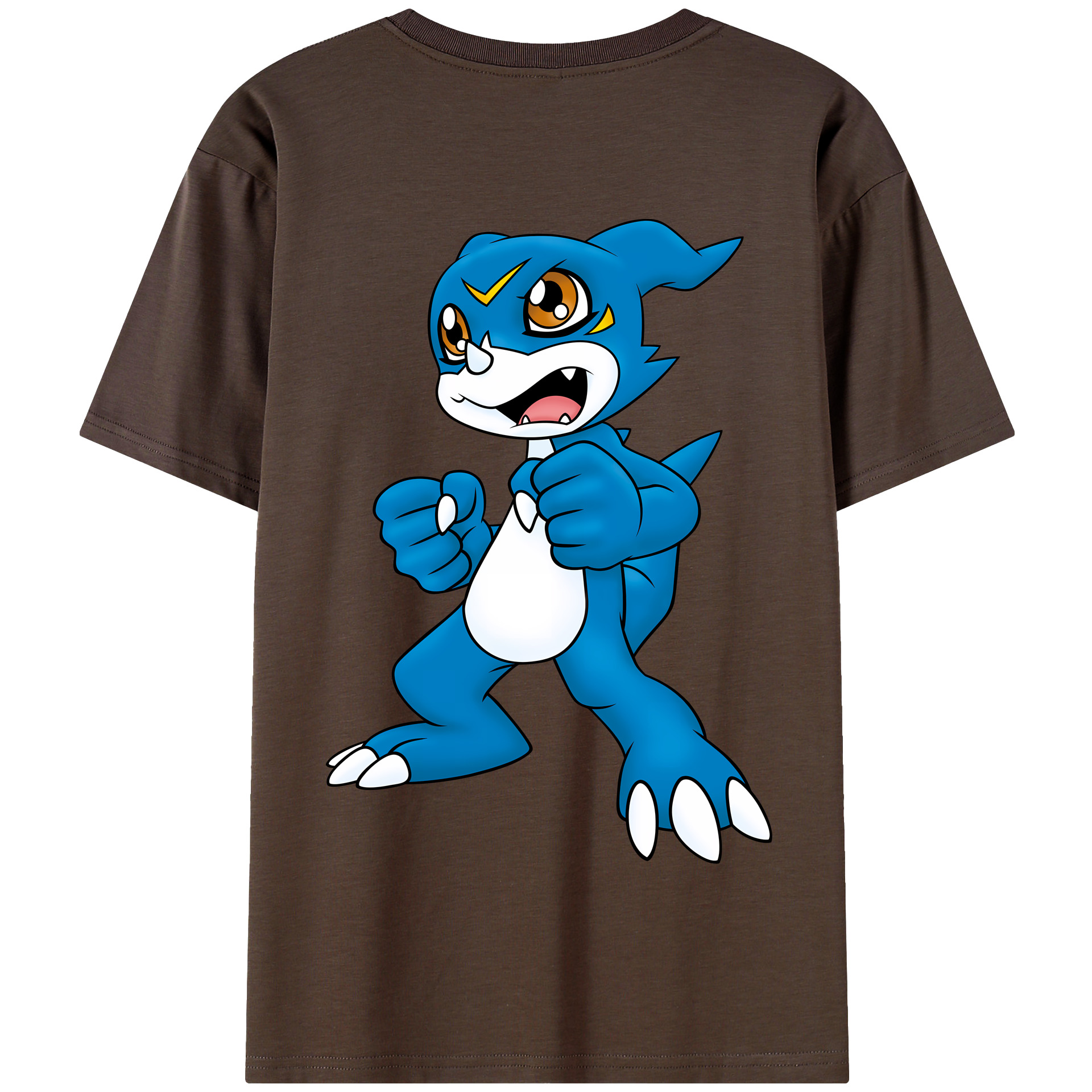 （画像用） Digimon デジタルモンスター/デジモン 綿100％半袖Tシャツ（背面プリント）