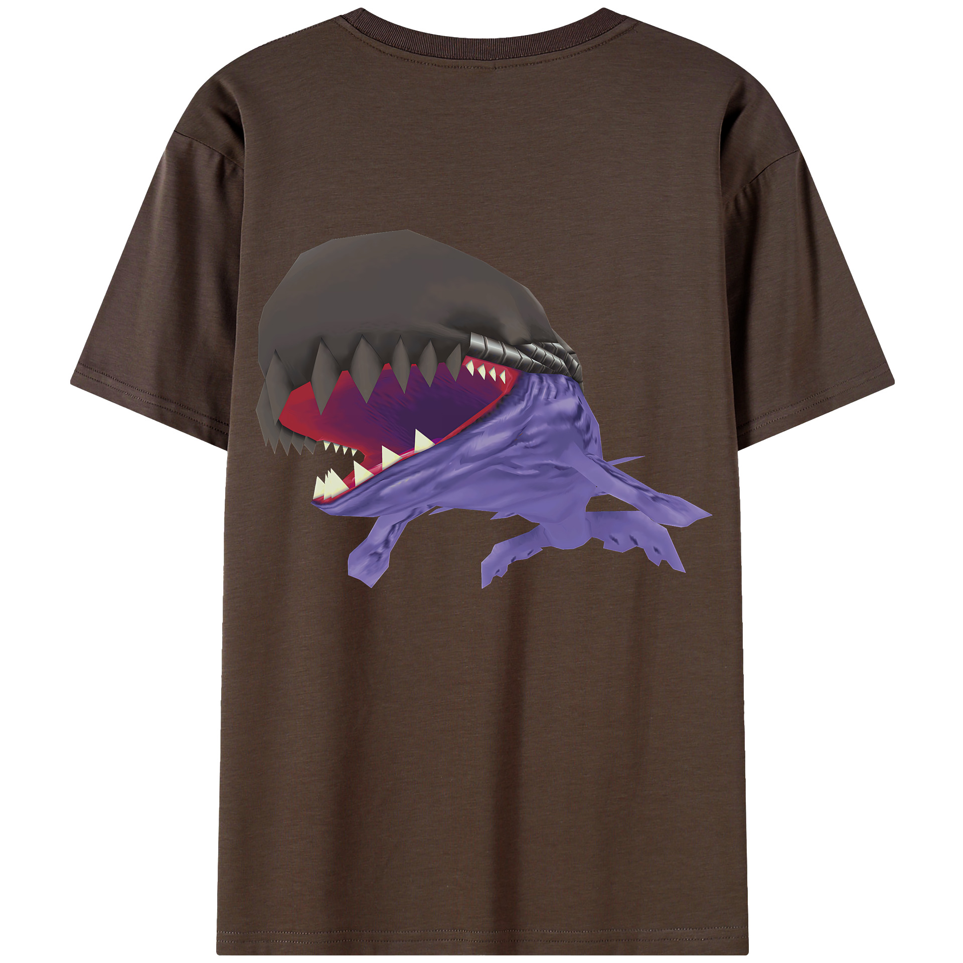 （画像用） Digimon デジタルモンスター/デジモン 綿100％半袖Tシャツ（背面プリント）