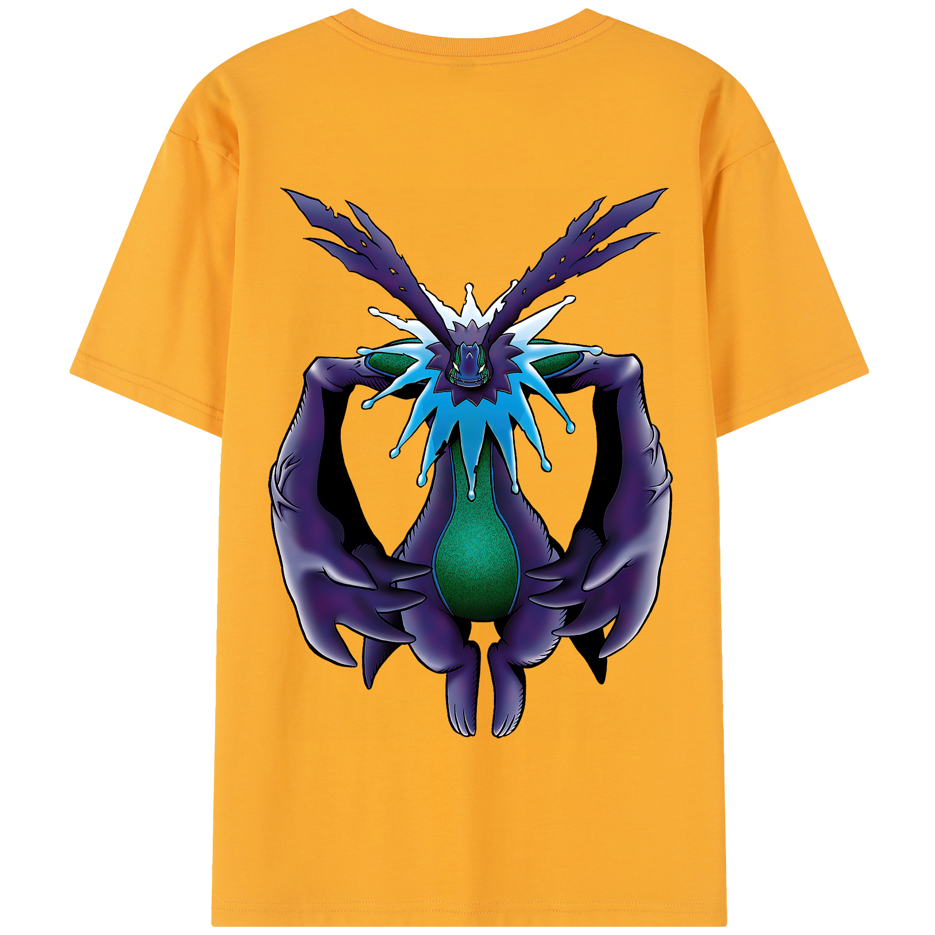 （画像用） Digimon デジタルモンスター/デジモン 綿100％半袖Tシャツ（背面プリント）