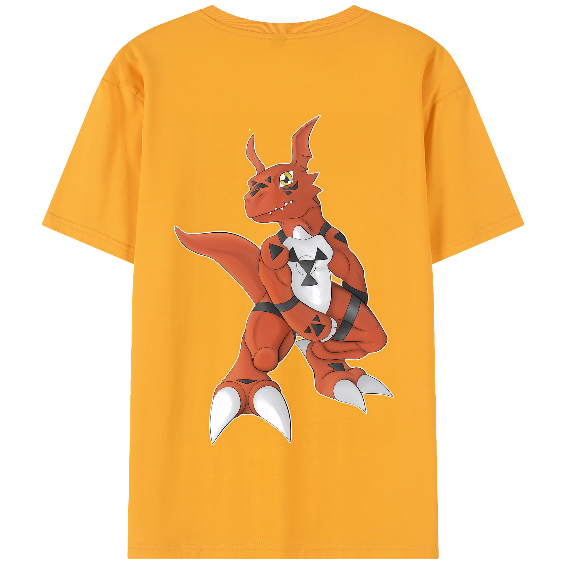（画像用） Digimon デジタルモンスター/デジモン 綿100％半袖Tシャツ（背面プリント）