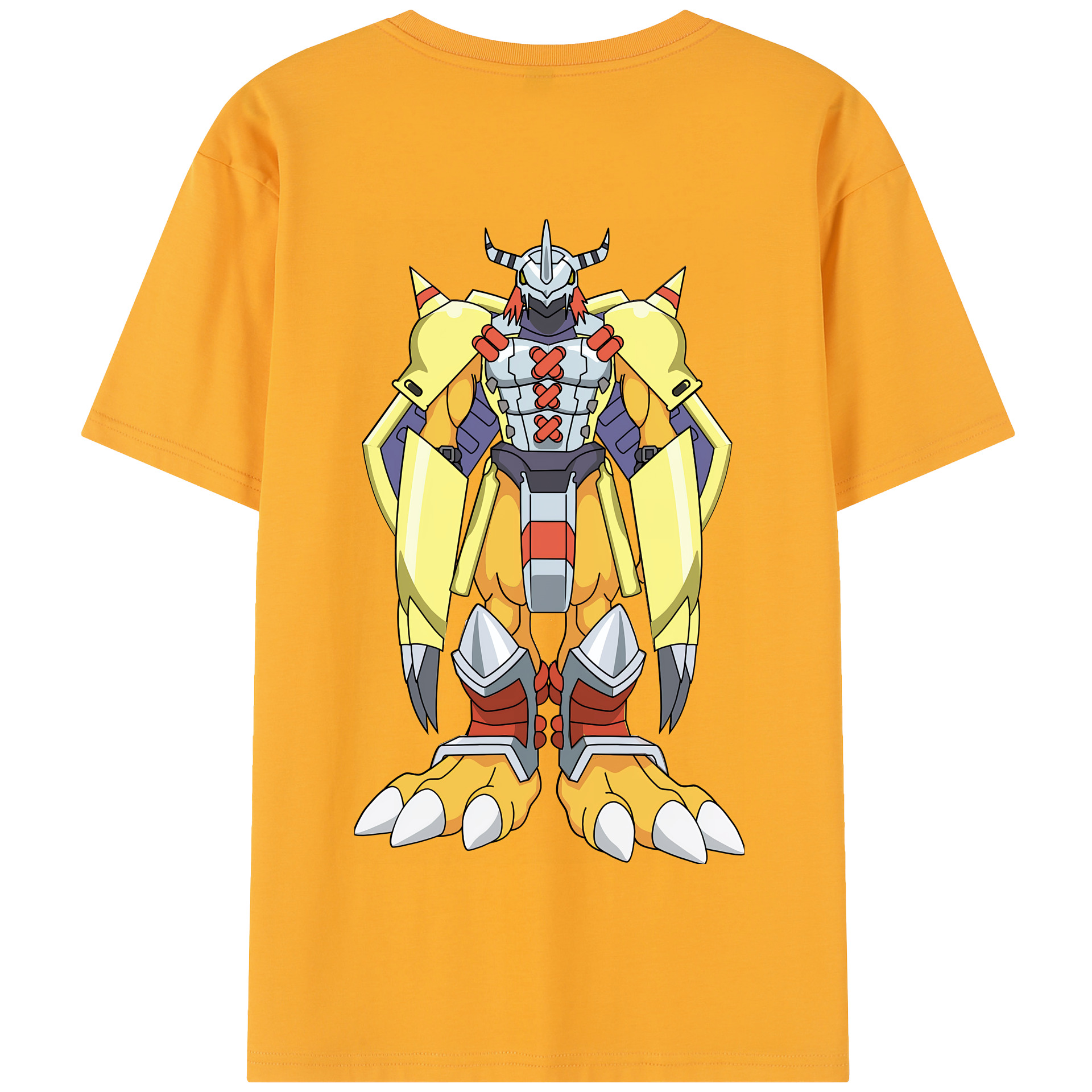 （画像用） Digimon デジタルモンスター/デジモン 綿100％半袖Tシャツ（背面プリント）