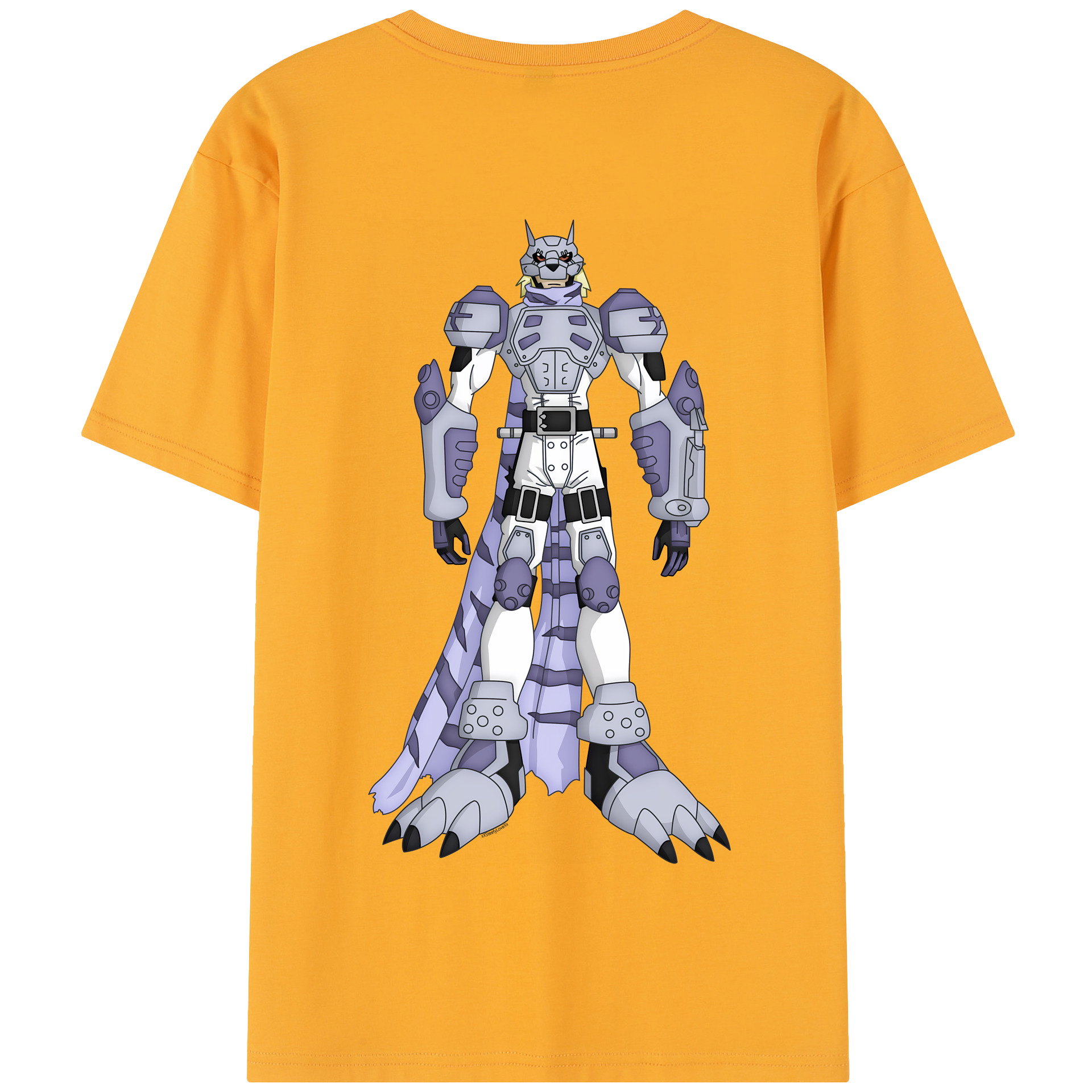 （画像用） Digimon デジタルモンスター/デジモン 綿100％半袖Tシャツ（背面プリント）