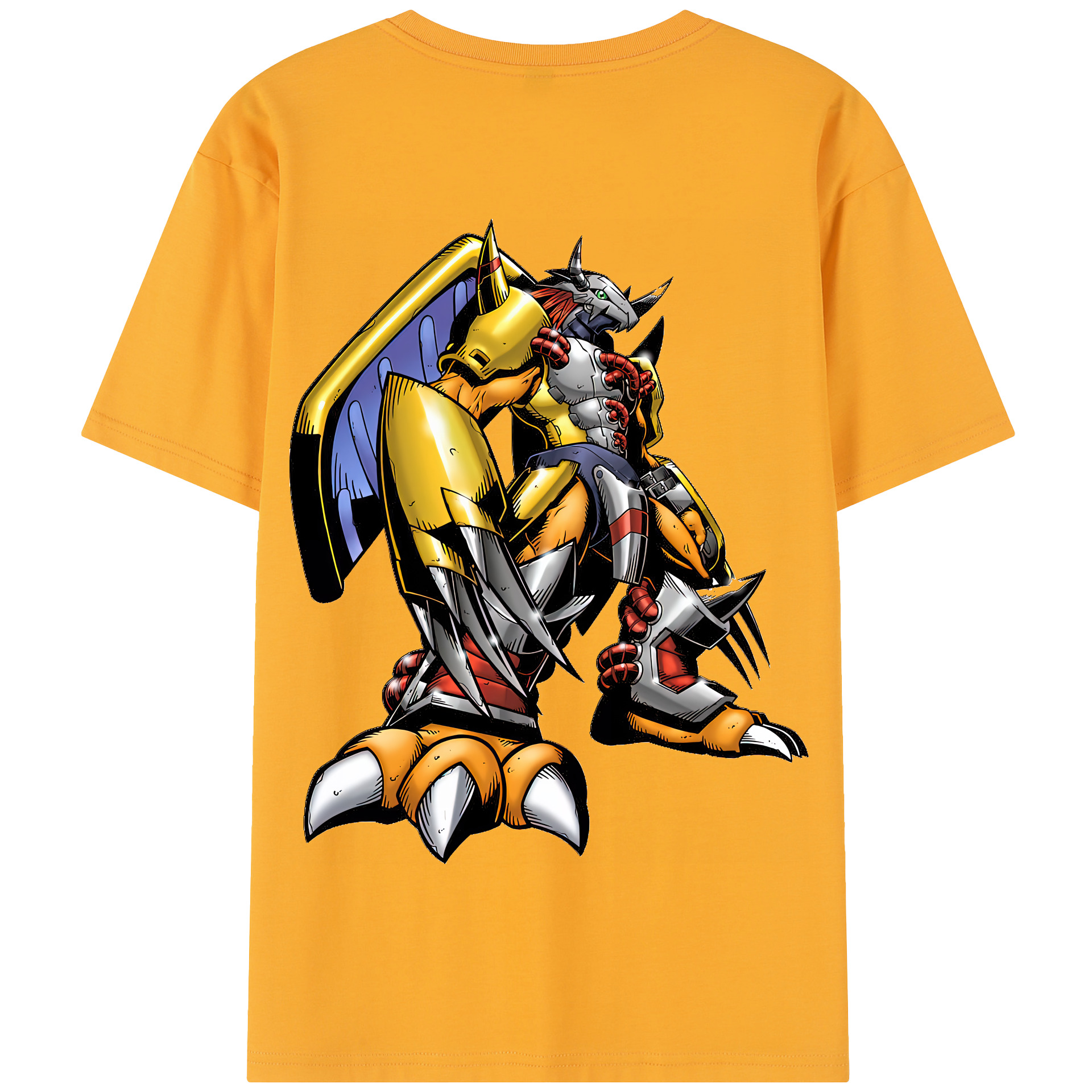 （画像用） Digimon デジタルモンスター/デジモン 綿100％半袖Tシャツ（背面プリント）