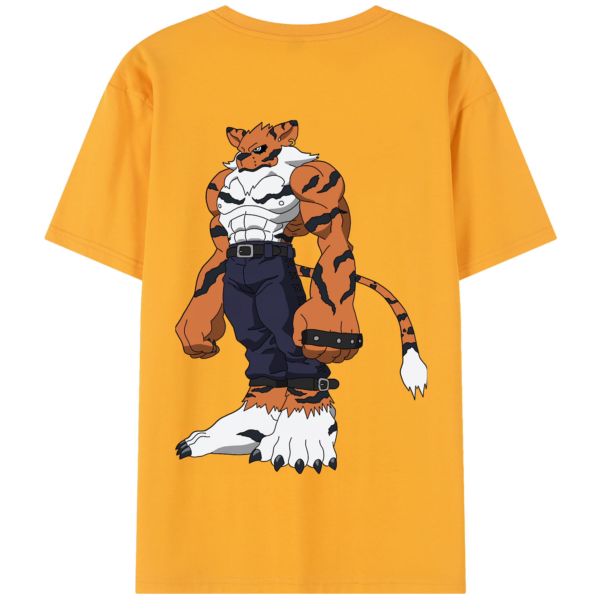 （画像用） Digimon デジタルモンスター/デジモン 綿100％半袖Tシャツ（背面プリント）