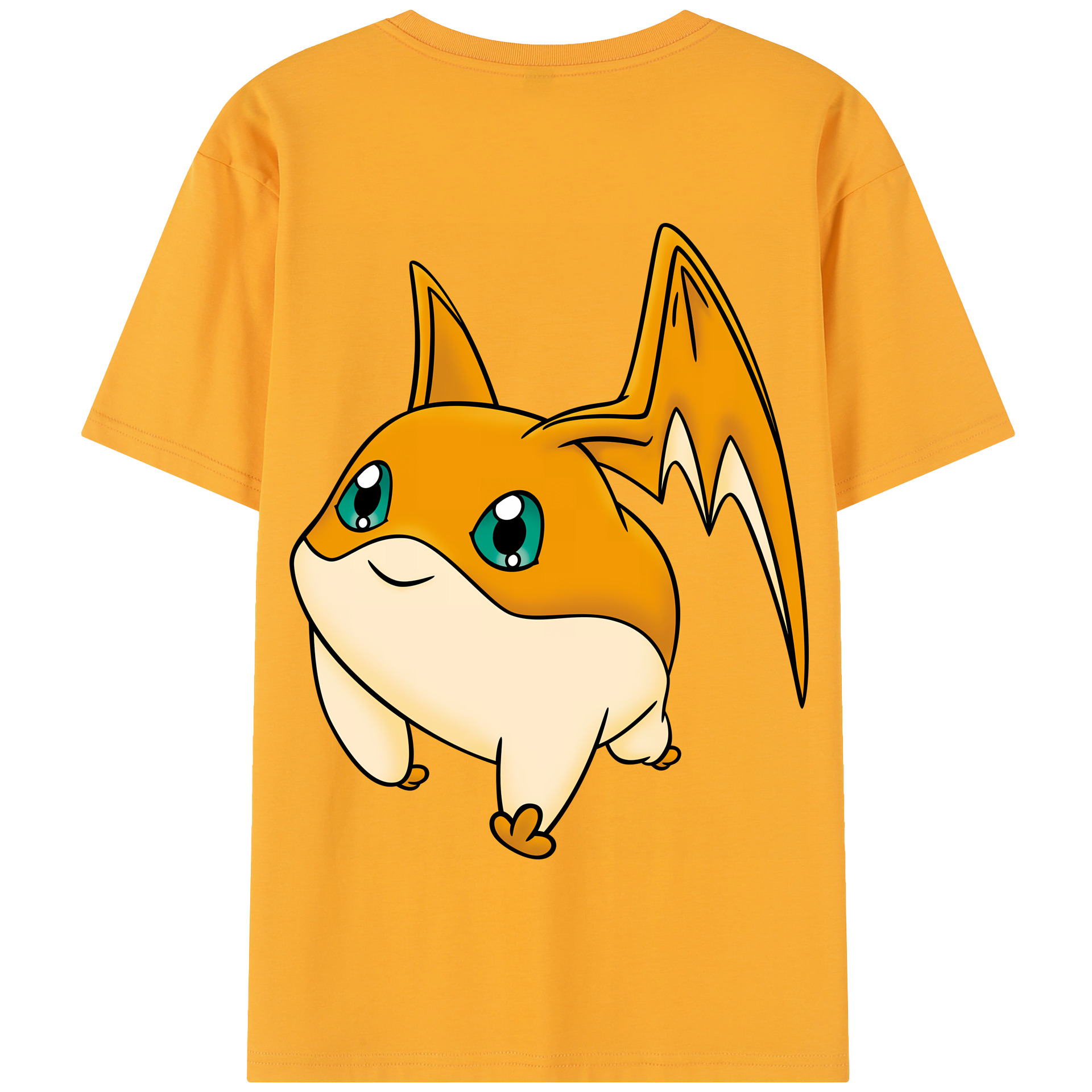（画像用） Digimon デジタルモンスター/デジモン 綿100％半袖Tシャツ（背面プリント）