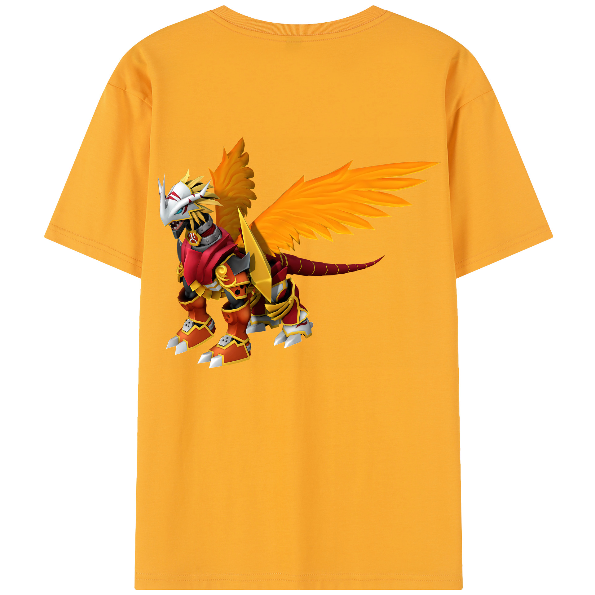 （画像用） Digimon デジタルモンスター/デジモン 綿100％半袖Tシャツ（背面プリント）