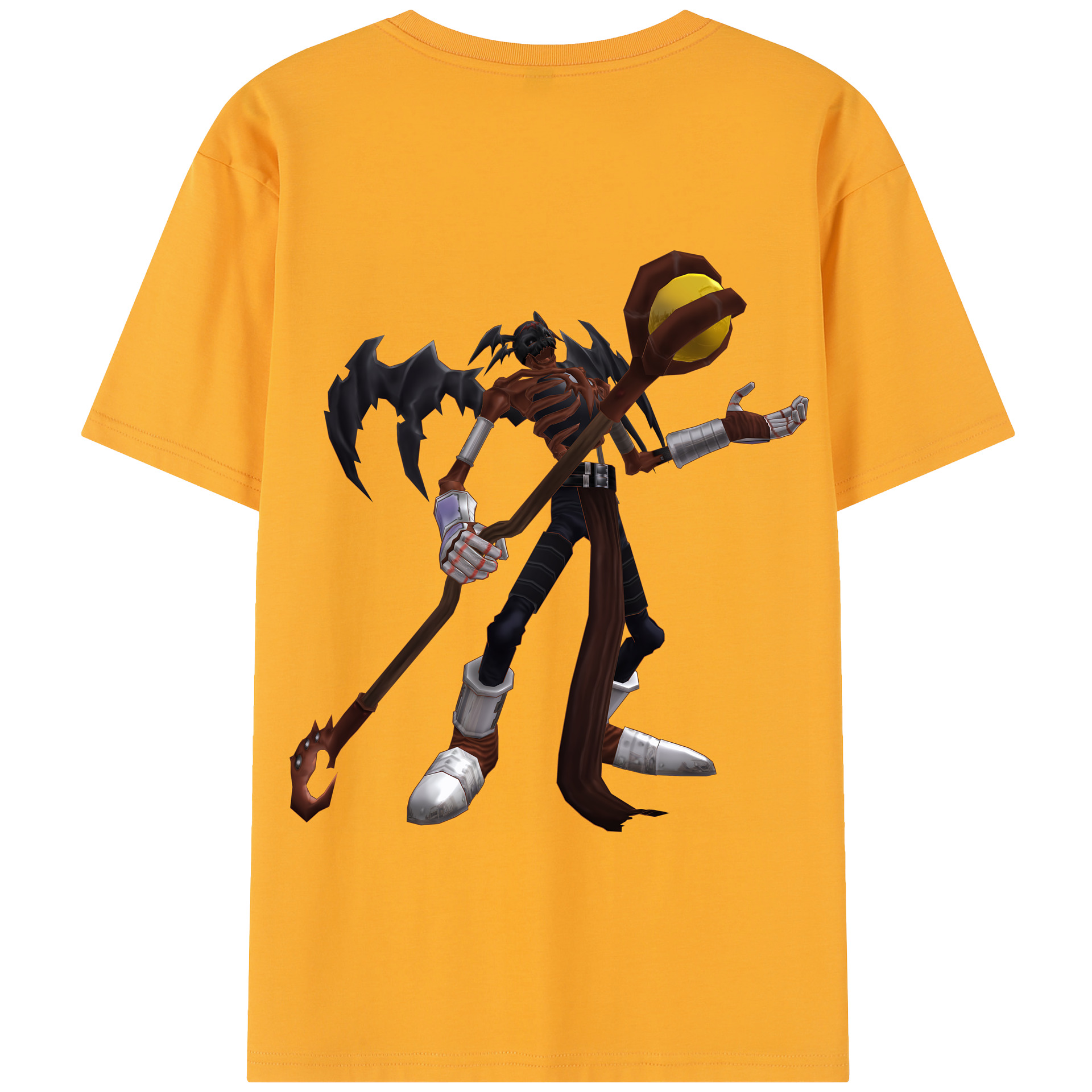 （画像用） Digimon デジタルモンスター/デジモン 綿100％半袖Tシャツ（背面プリント）