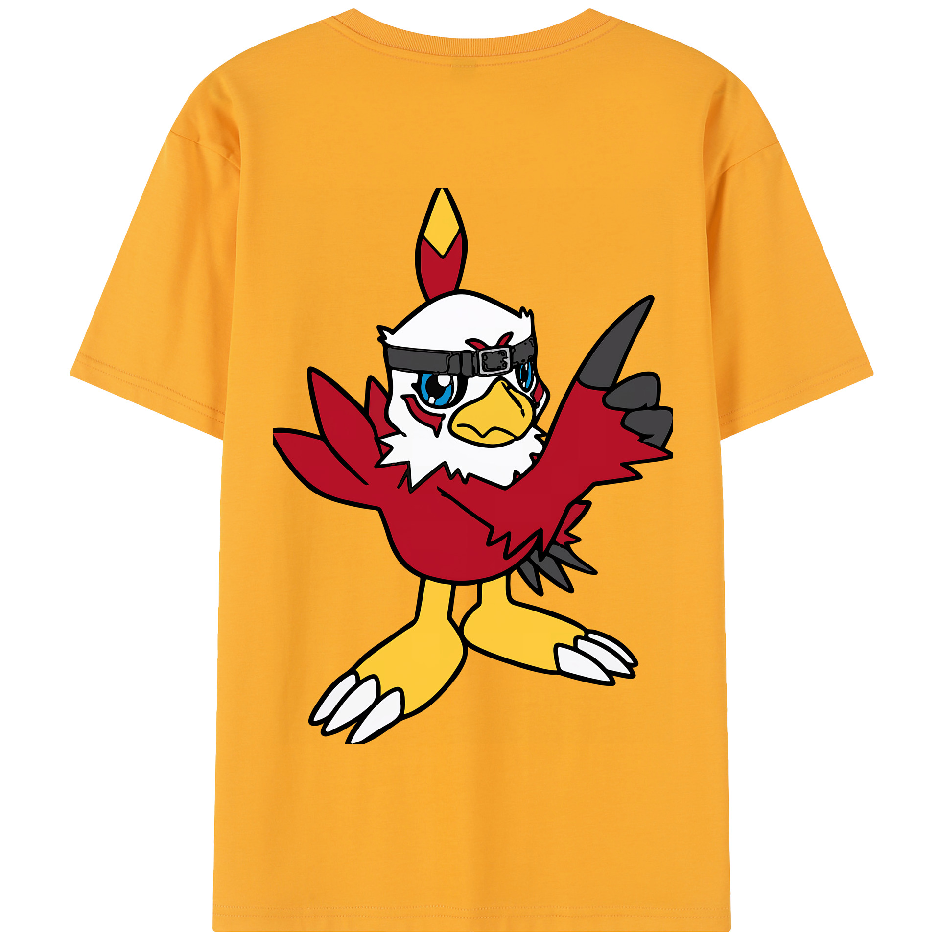 （画像用） Digimon デジタルモンスター/デジモン 綿100％半袖Tシャツ（背面プリント）