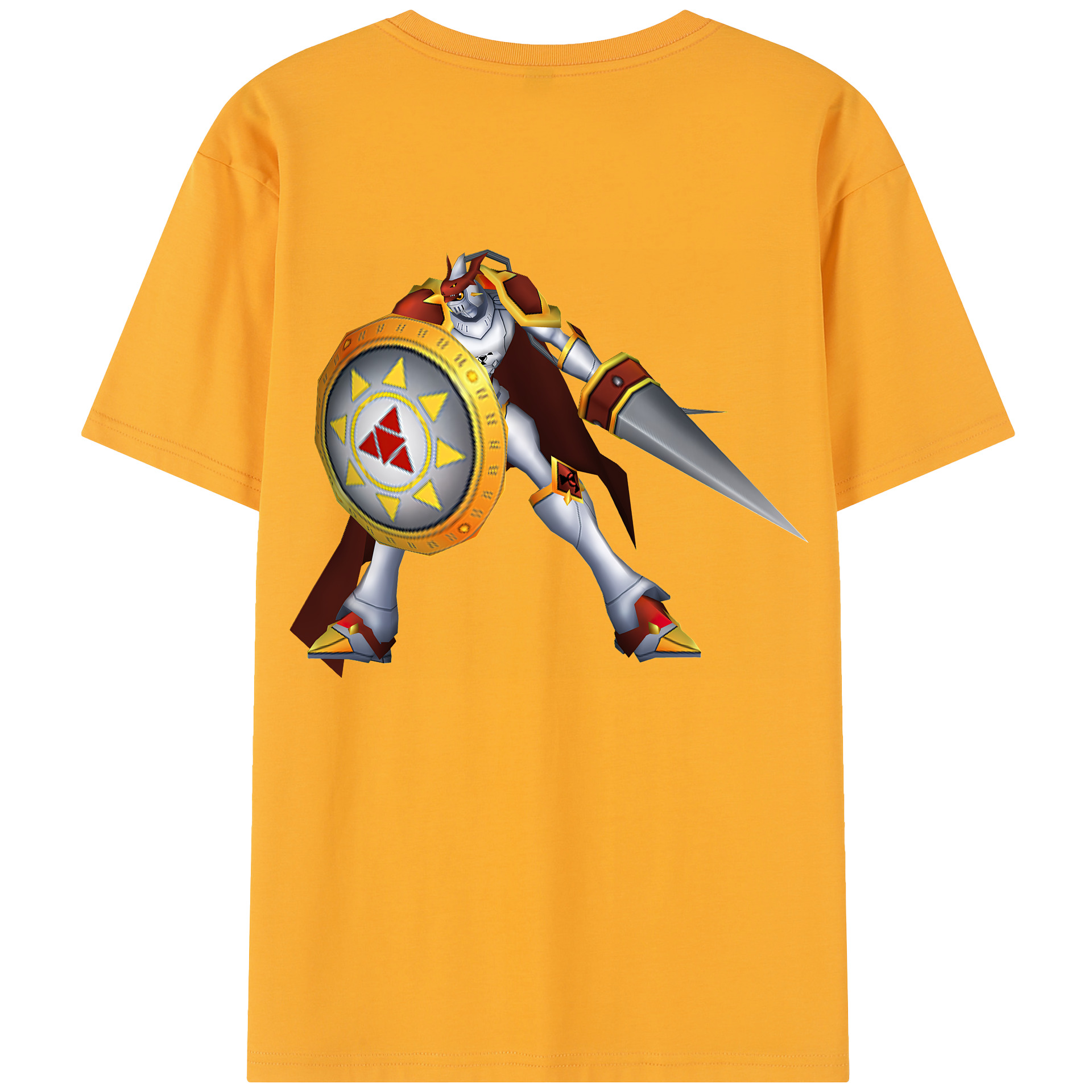 （画像用） Digimon デジタルモンスター/デジモン 綿100％半袖Tシャツ（背面プリント）