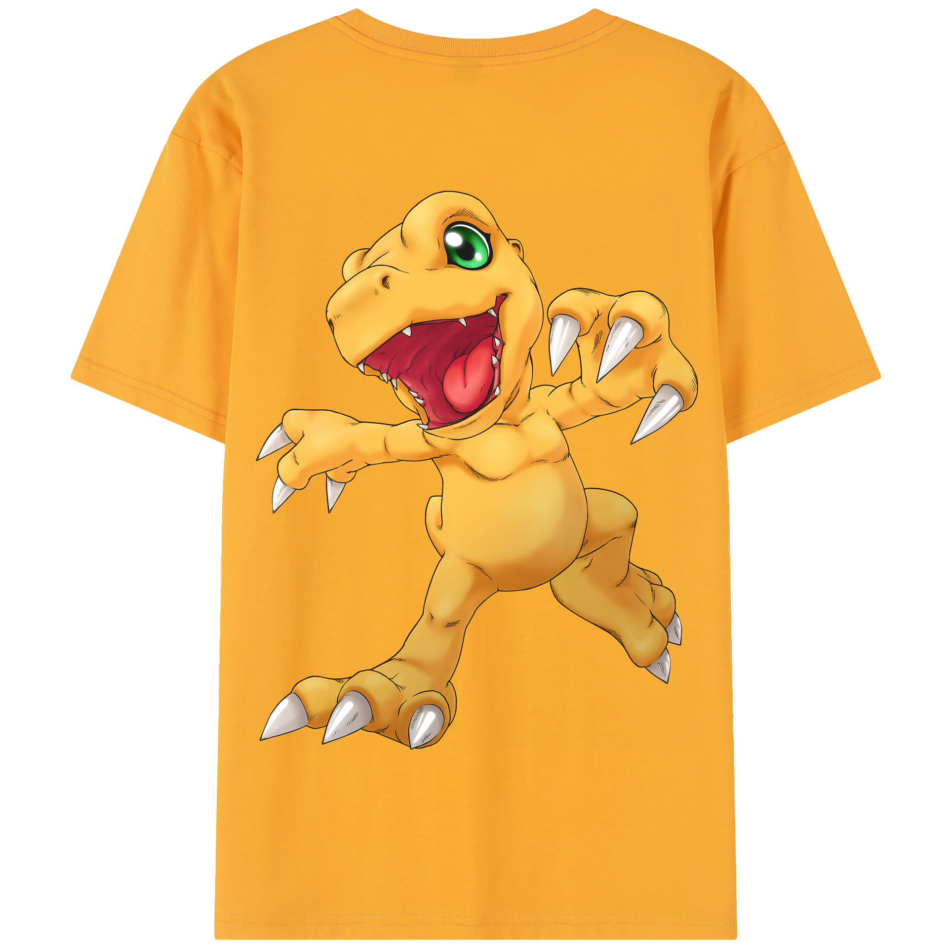 （画像用） Digimon デジタルモンスター/デジモン 綿100％半袖Tシャツ（背面プリント）
