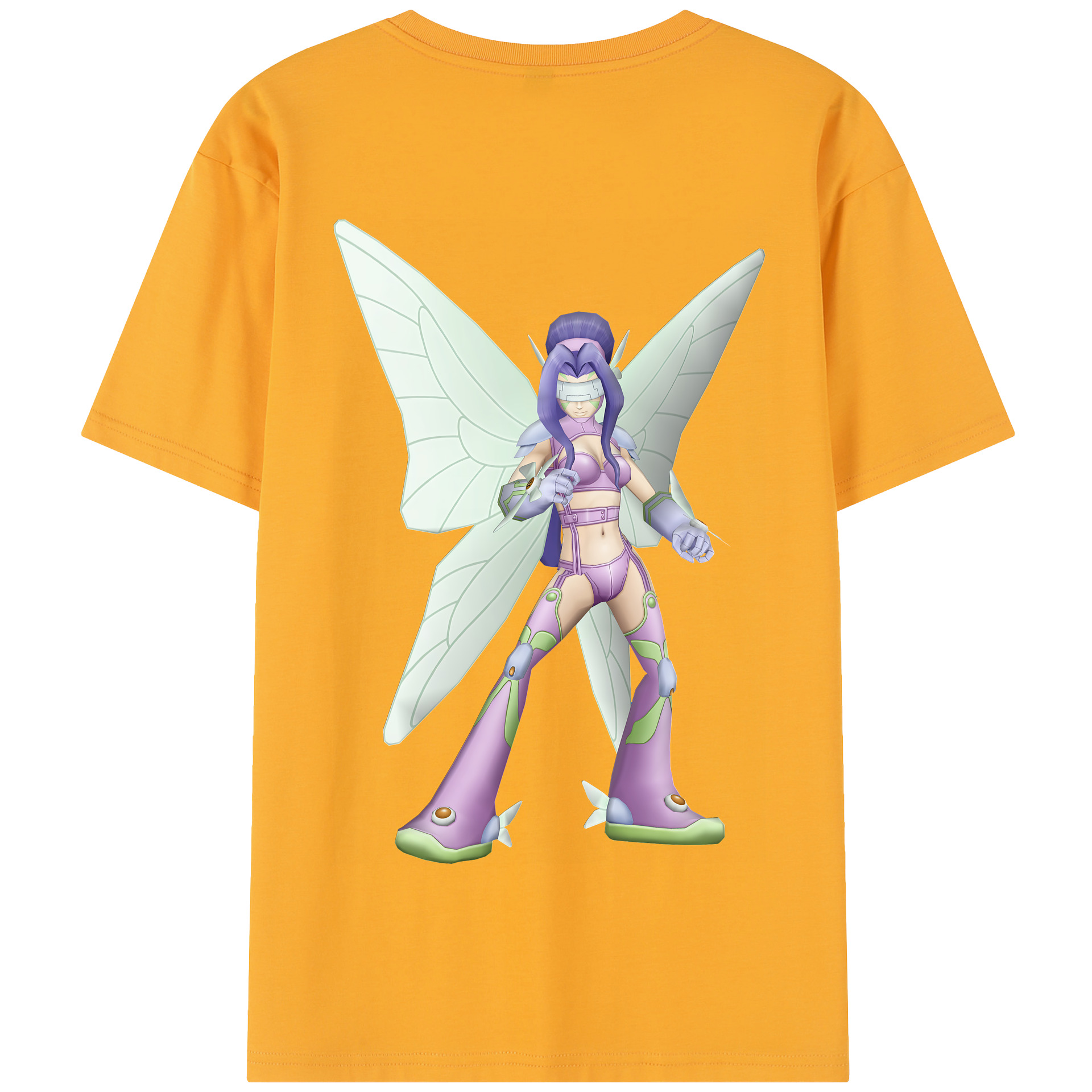 （画像用） Digimon デジタルモンスター/デジモン 綿100％半袖Tシャツ（背面プリント）