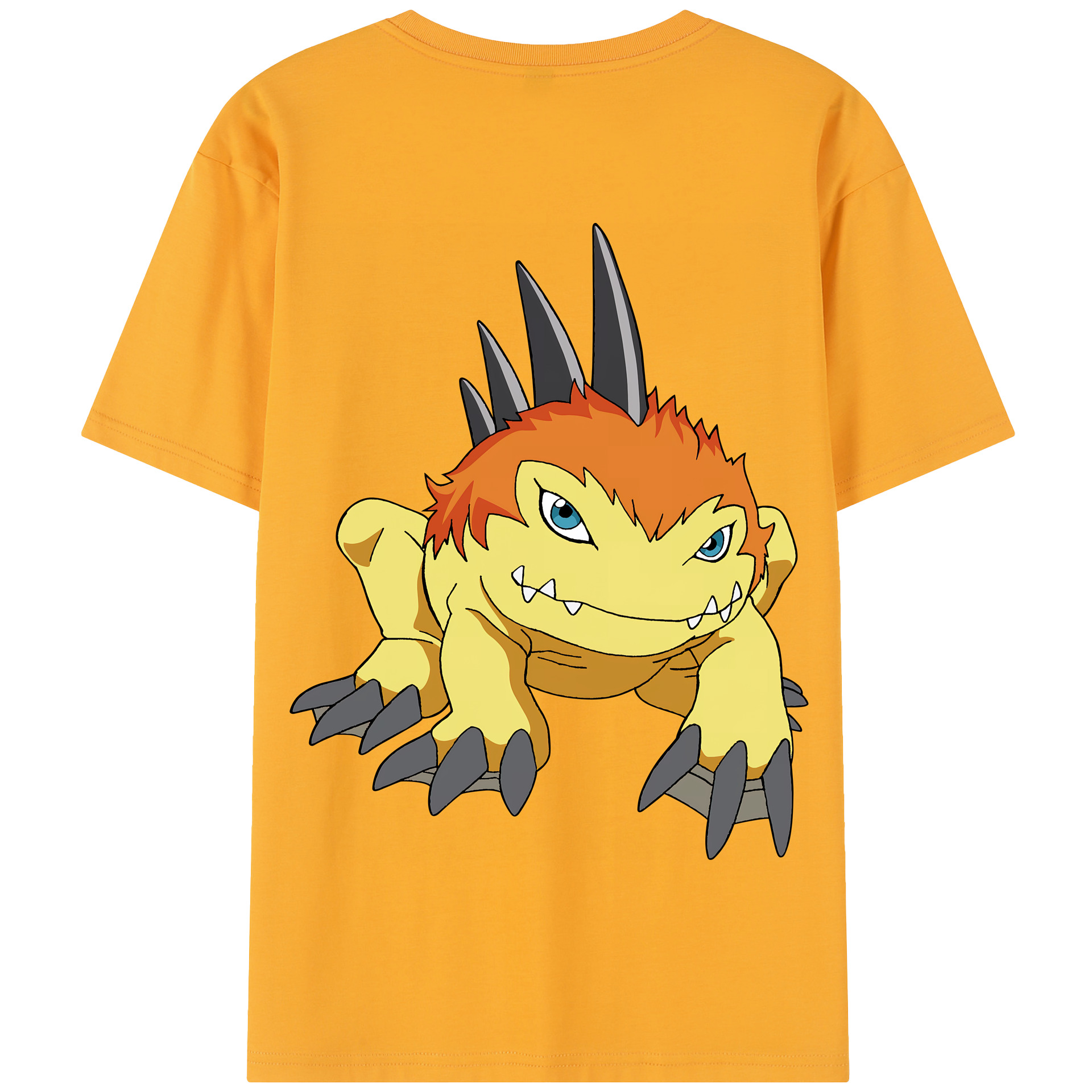 （画像用） Digimon デジタルモンスター/デジモン 綿100％半袖Tシャツ（背面プリント）