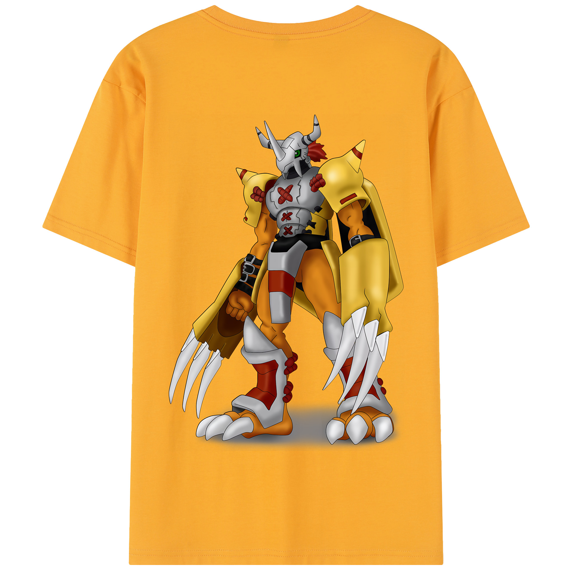 （画像用） Digimon デジタルモンスター/デジモン 綿100％半袖Tシャツ（背面プリント）