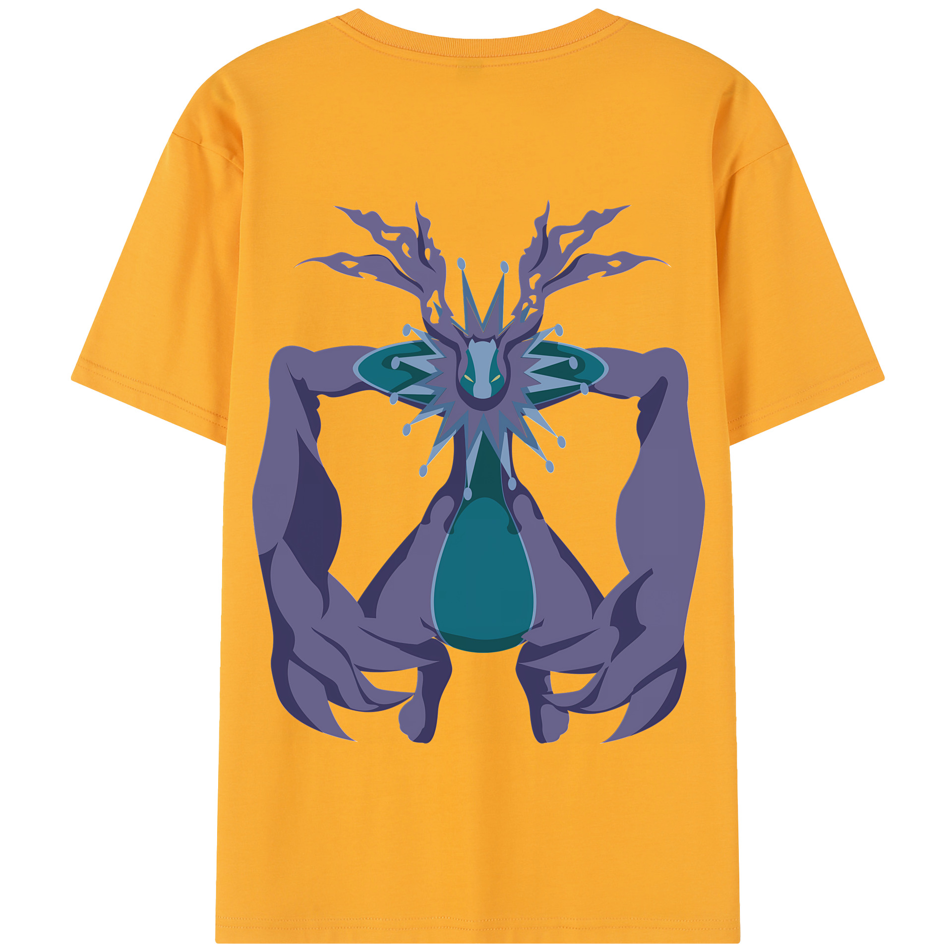 （画像用） Digimon デジタルモンスター/デジモン 綿100％半袖Tシャツ（背面プリント）